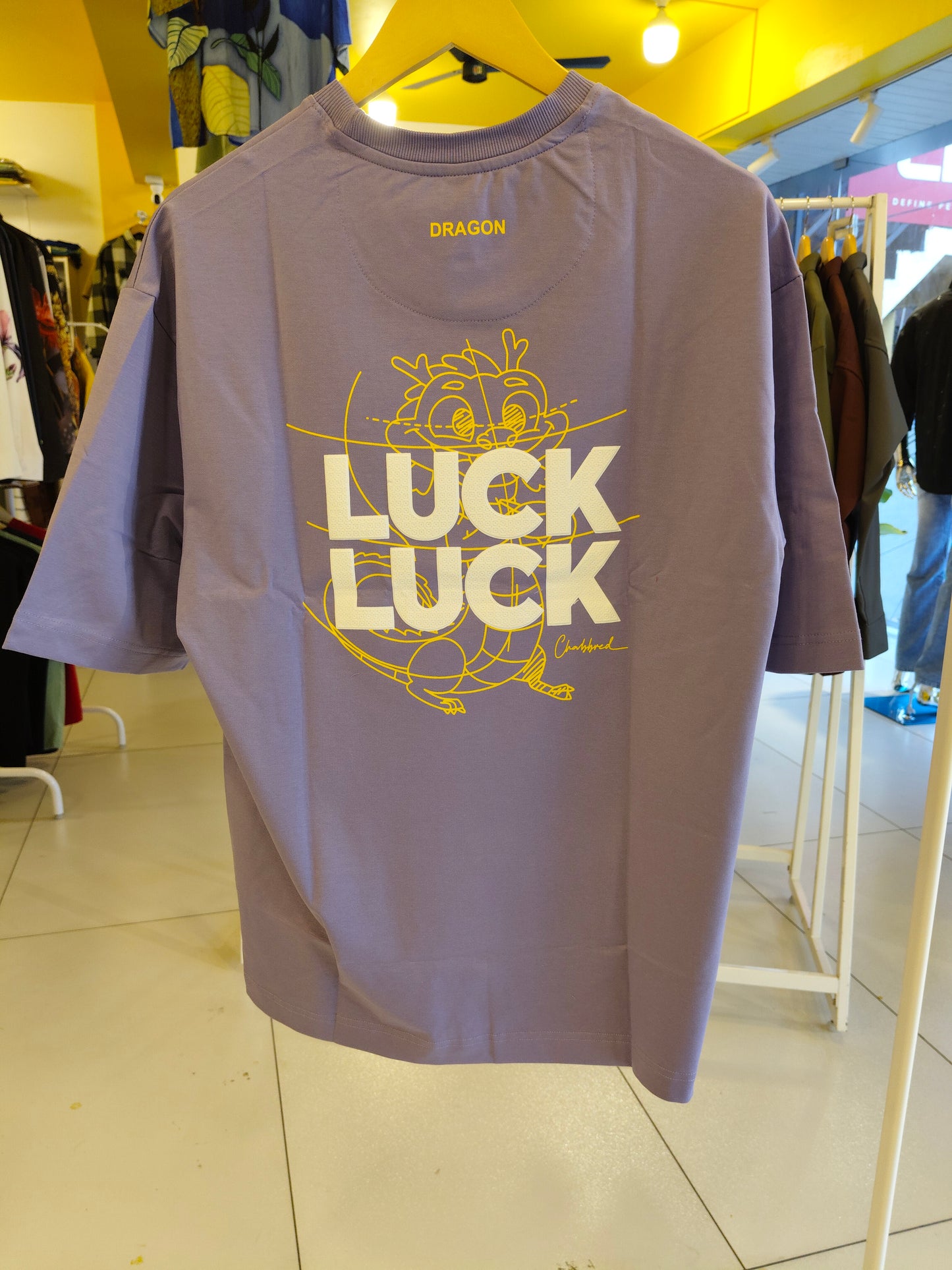 NEXT Printed Oversized Fit Round Neck T-shirt (LARGE)