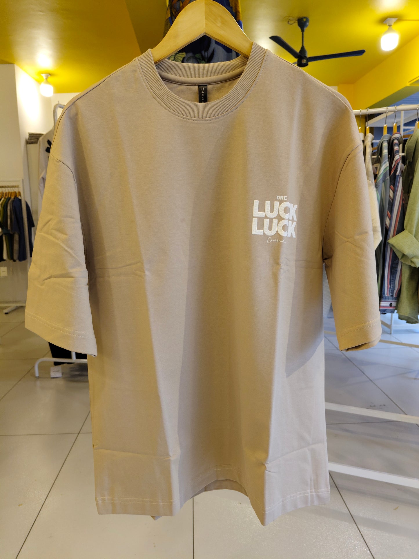 NEXT Printed Oversized Fit Round Neck T-shirt (LARGE)