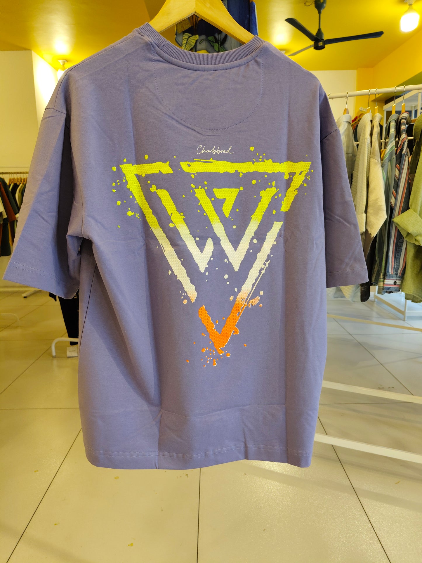 NEXT Printed Oversized Fit Round Neck T-shirt (LARGE)