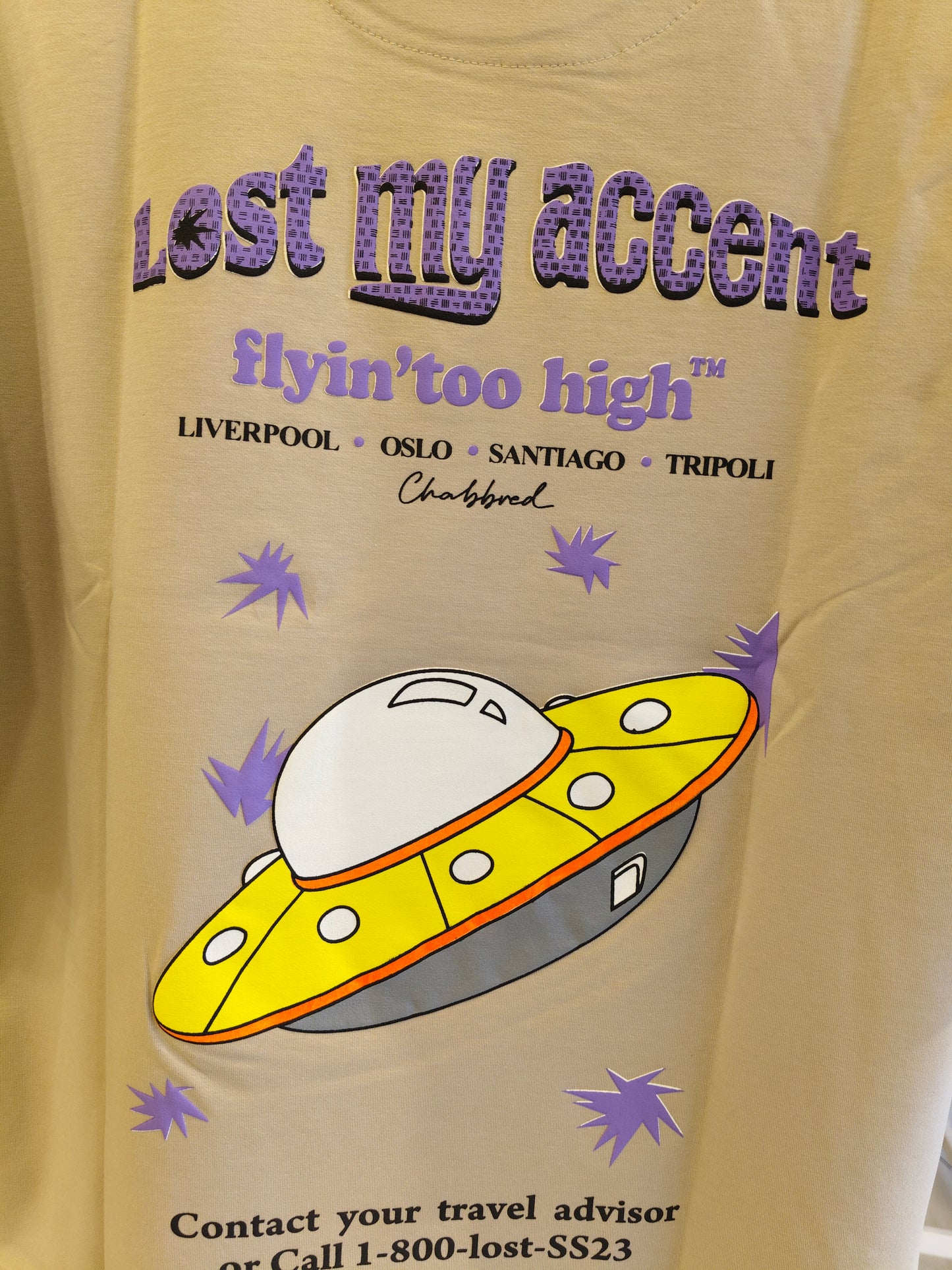 NEXT Printed Oversized Fit Round Neck T-shirt (LARGE)