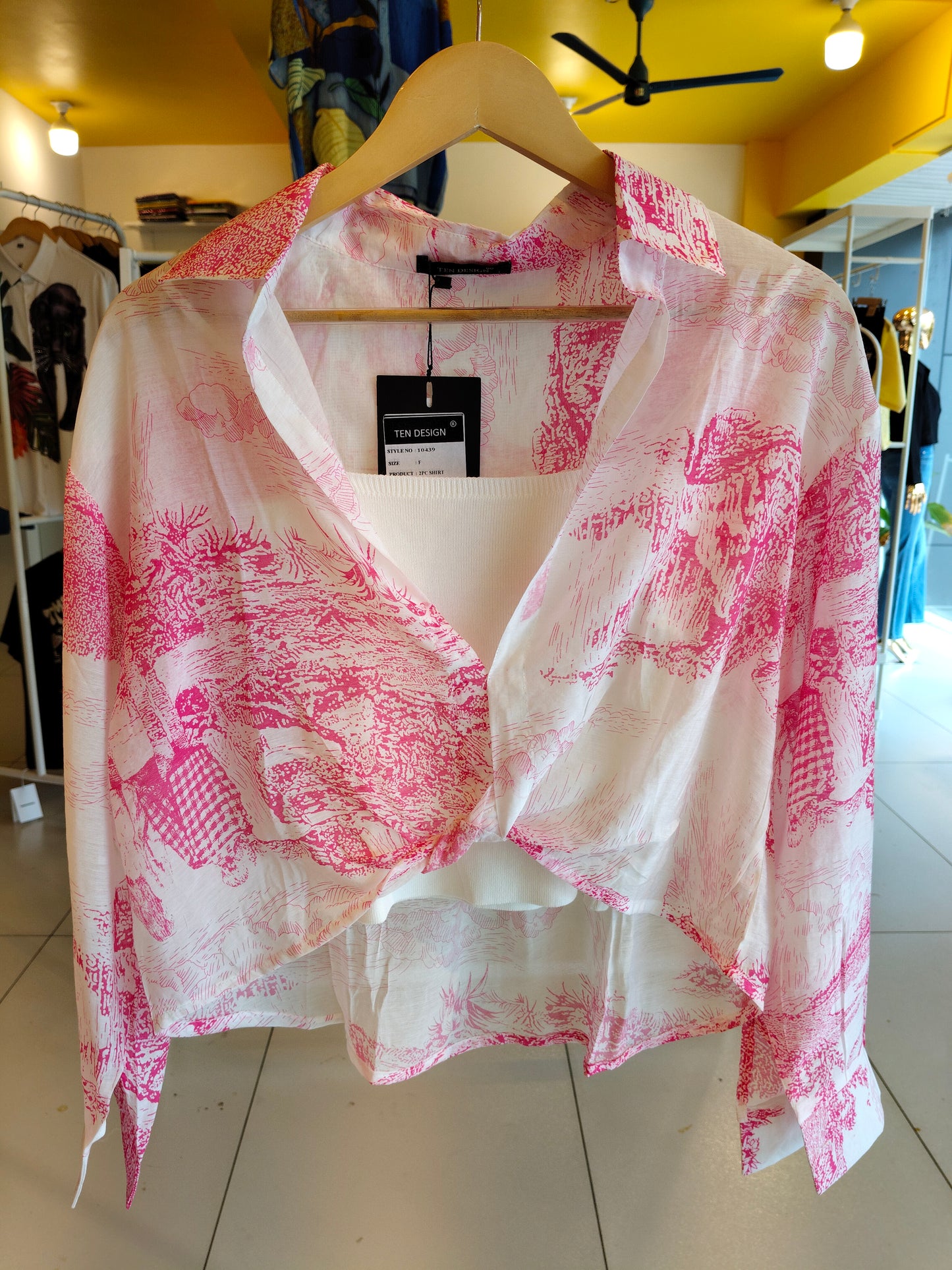 NEXT Women Stylish Over Shirt With Inner (Size Large)