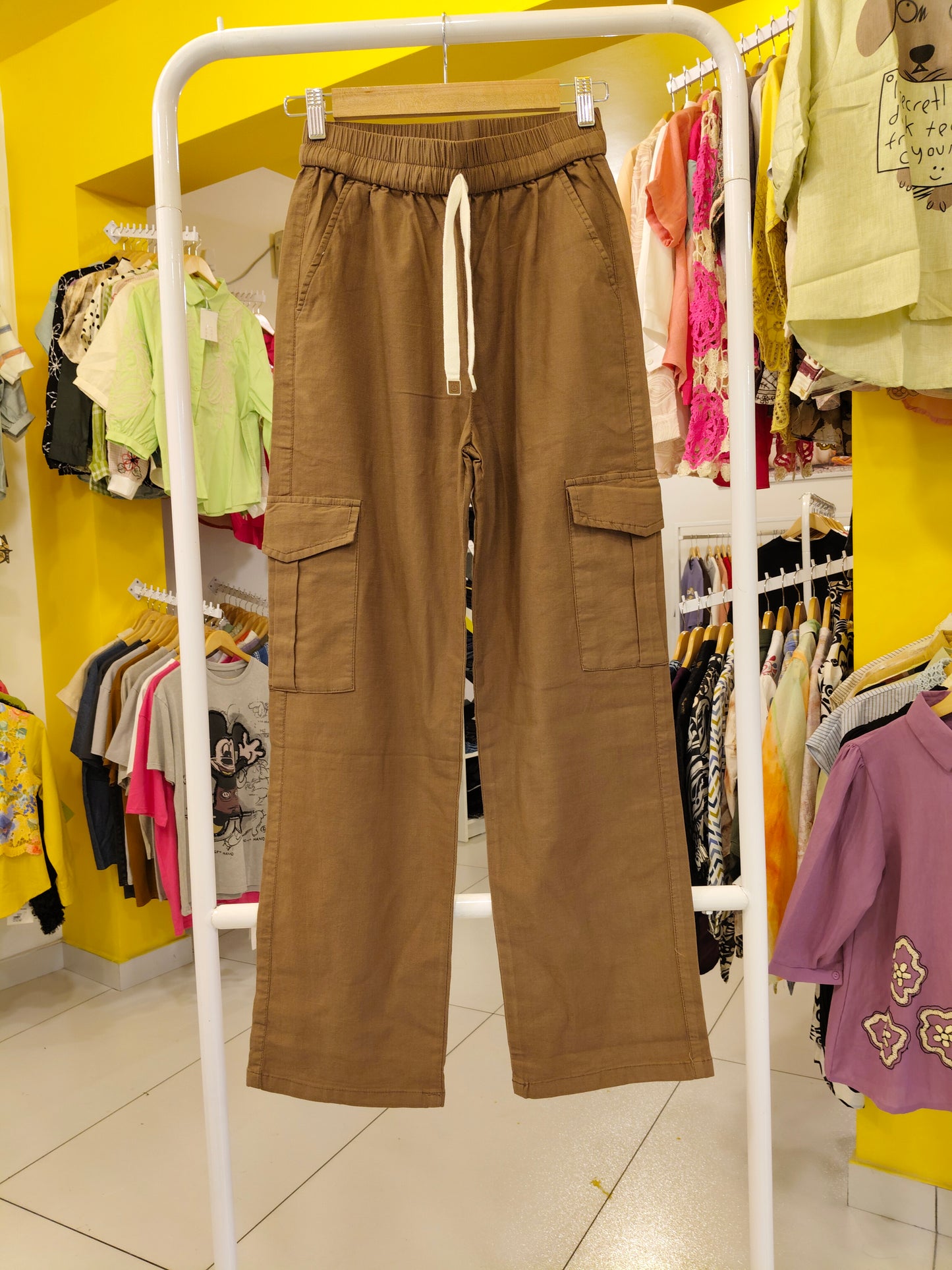 Ladies Cargo Denim Jeans (Size 30)