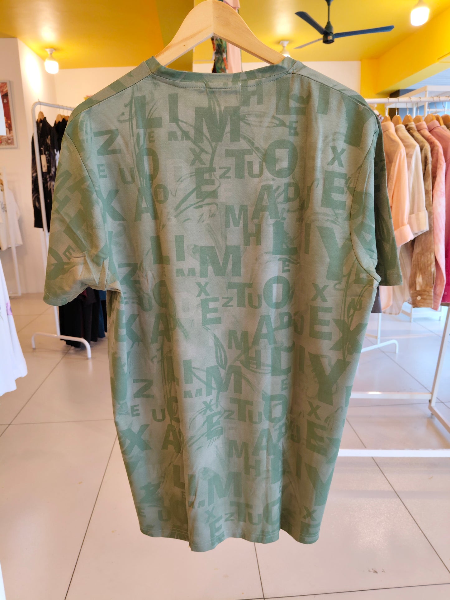 NEXT Printed Oversized Fit Round Neck T-shirt (5XL)