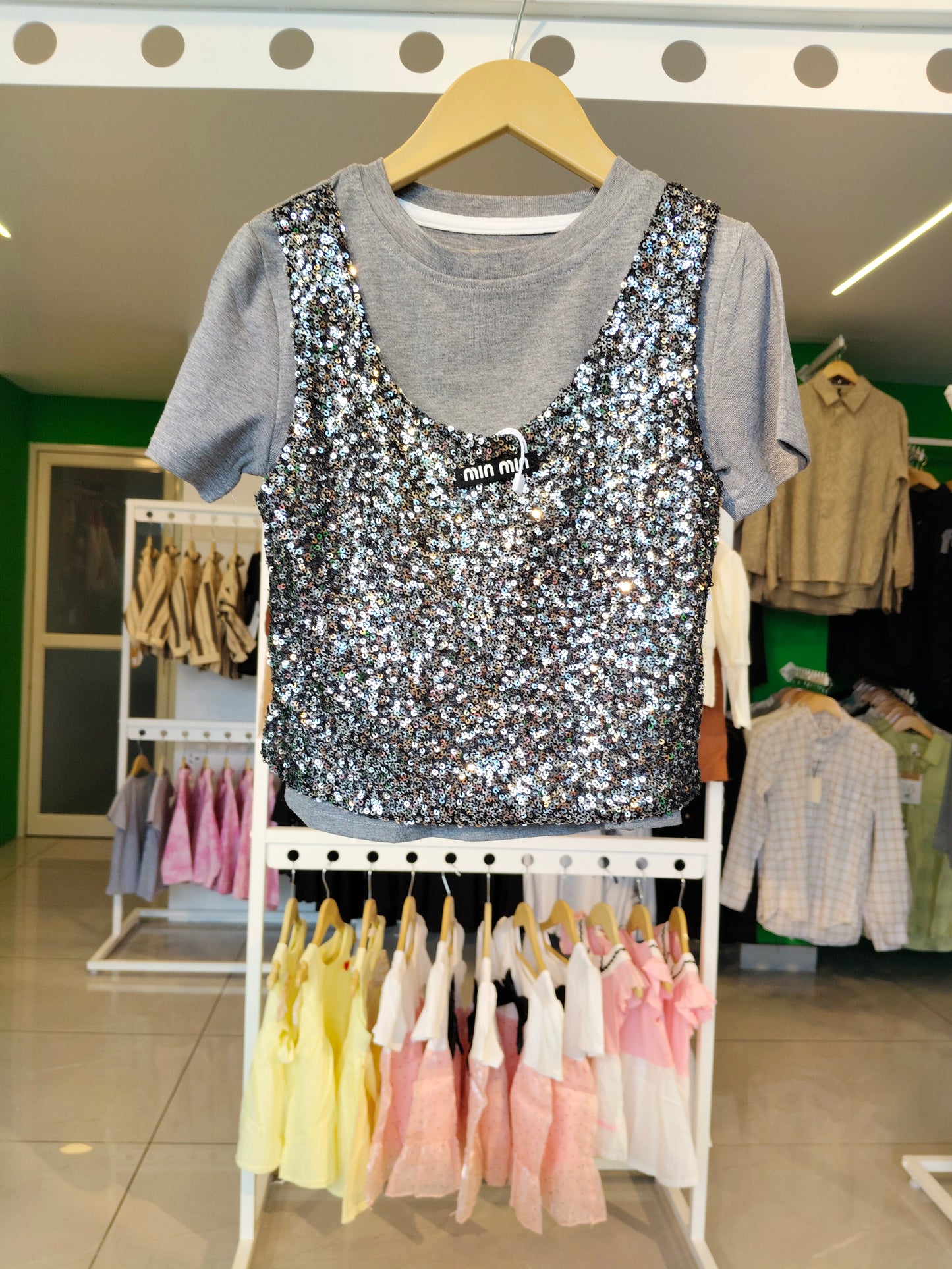 Bedazzled Top for Girls ( Size 120)