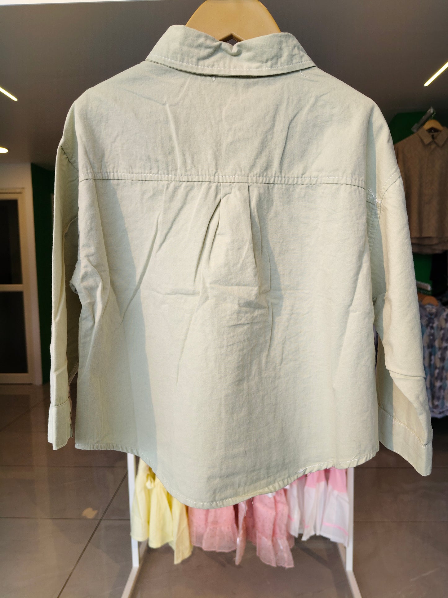 Oversized Drop Shoulder Shirt for Boys (SIZE 90)