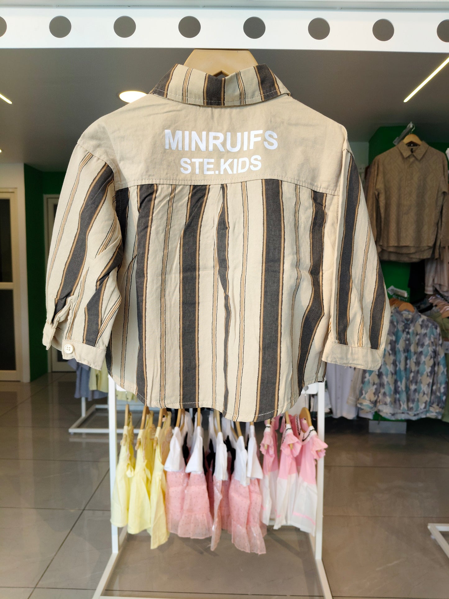 Oversized Drop Shoulder Shirt for Boys (SIZE 5)