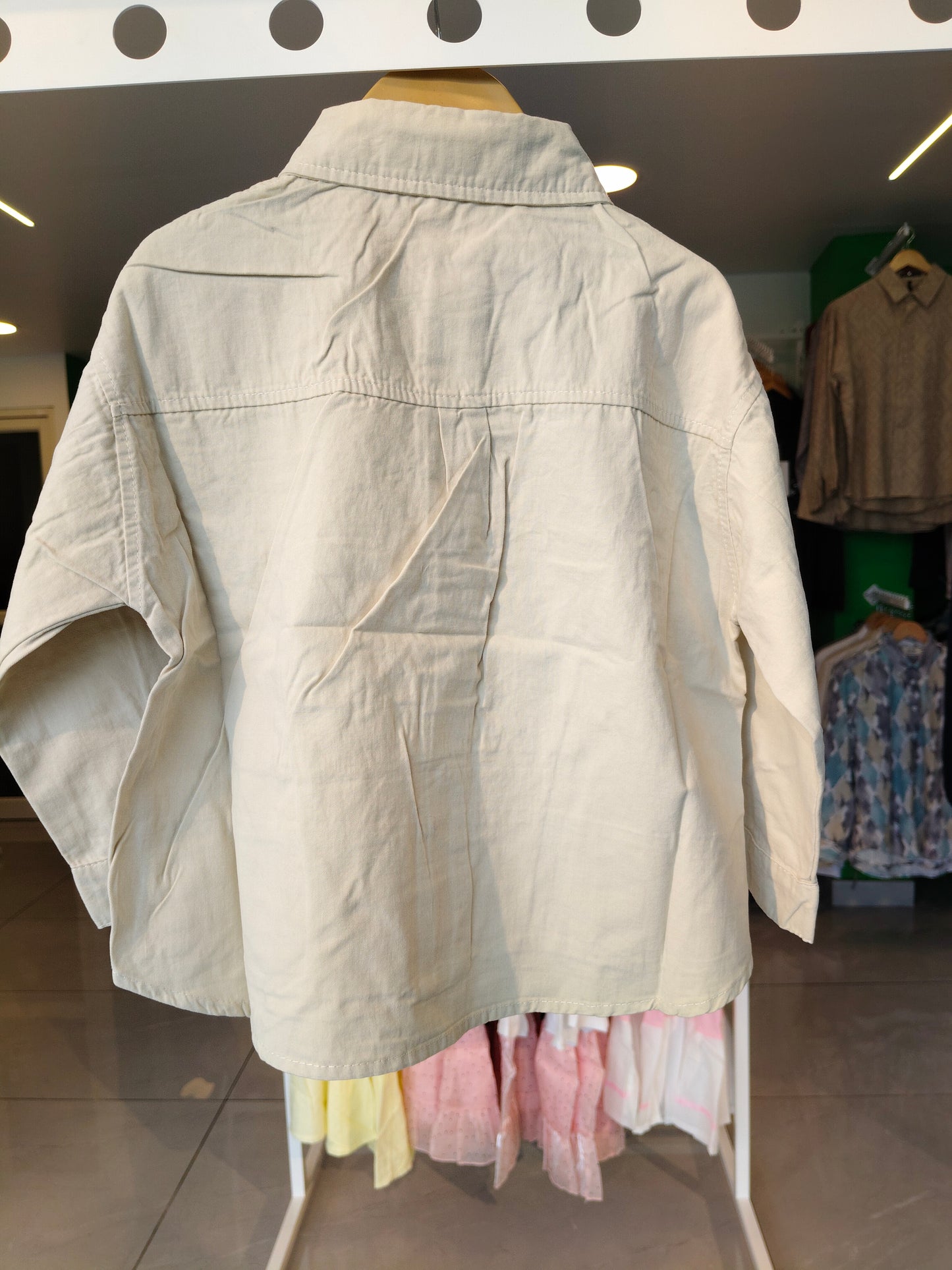 Oversized Drop Shoulder Shirt for Boys (SIZE 130)