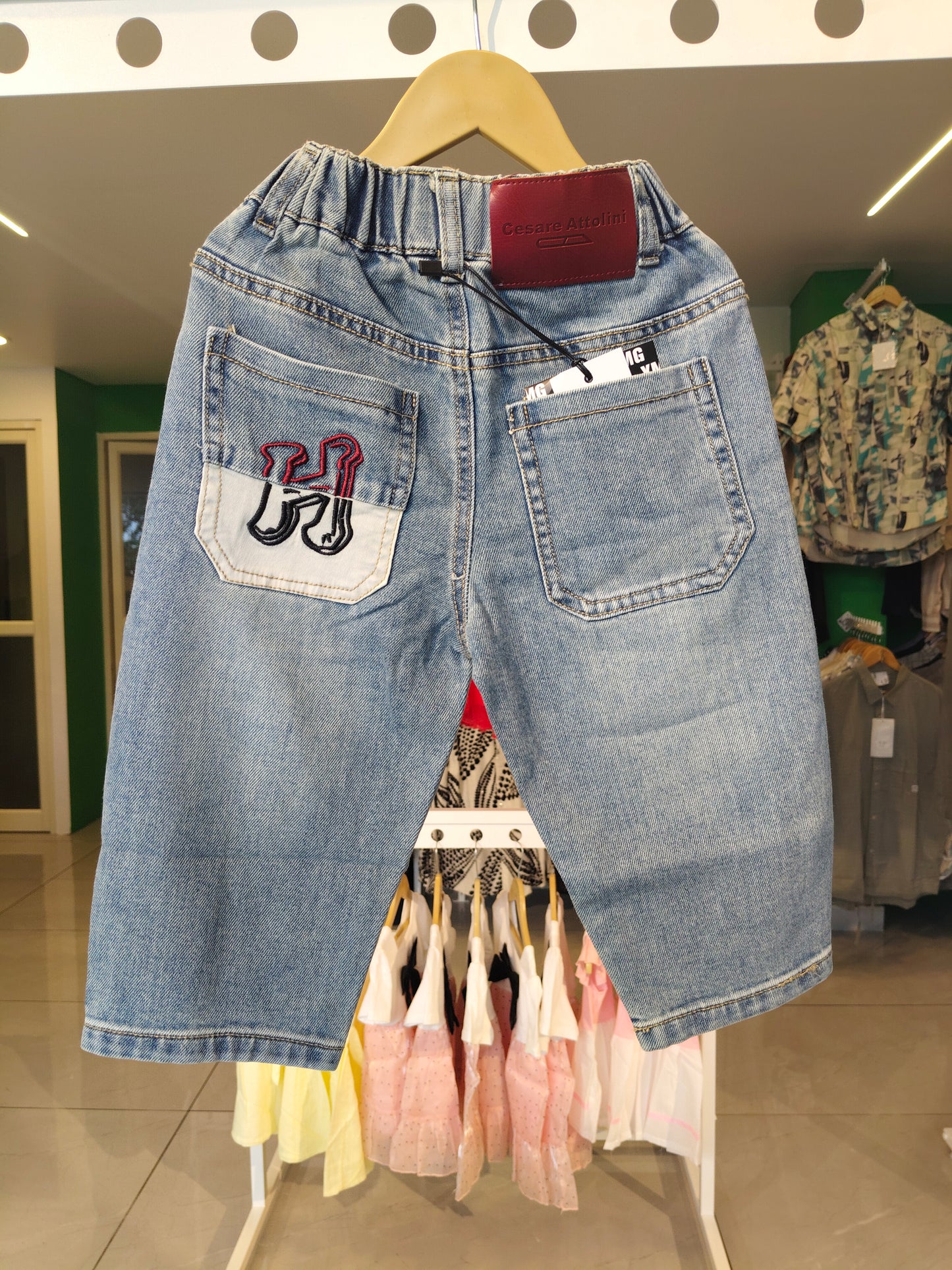 Kids Ripped Denim Jeans (2XL)