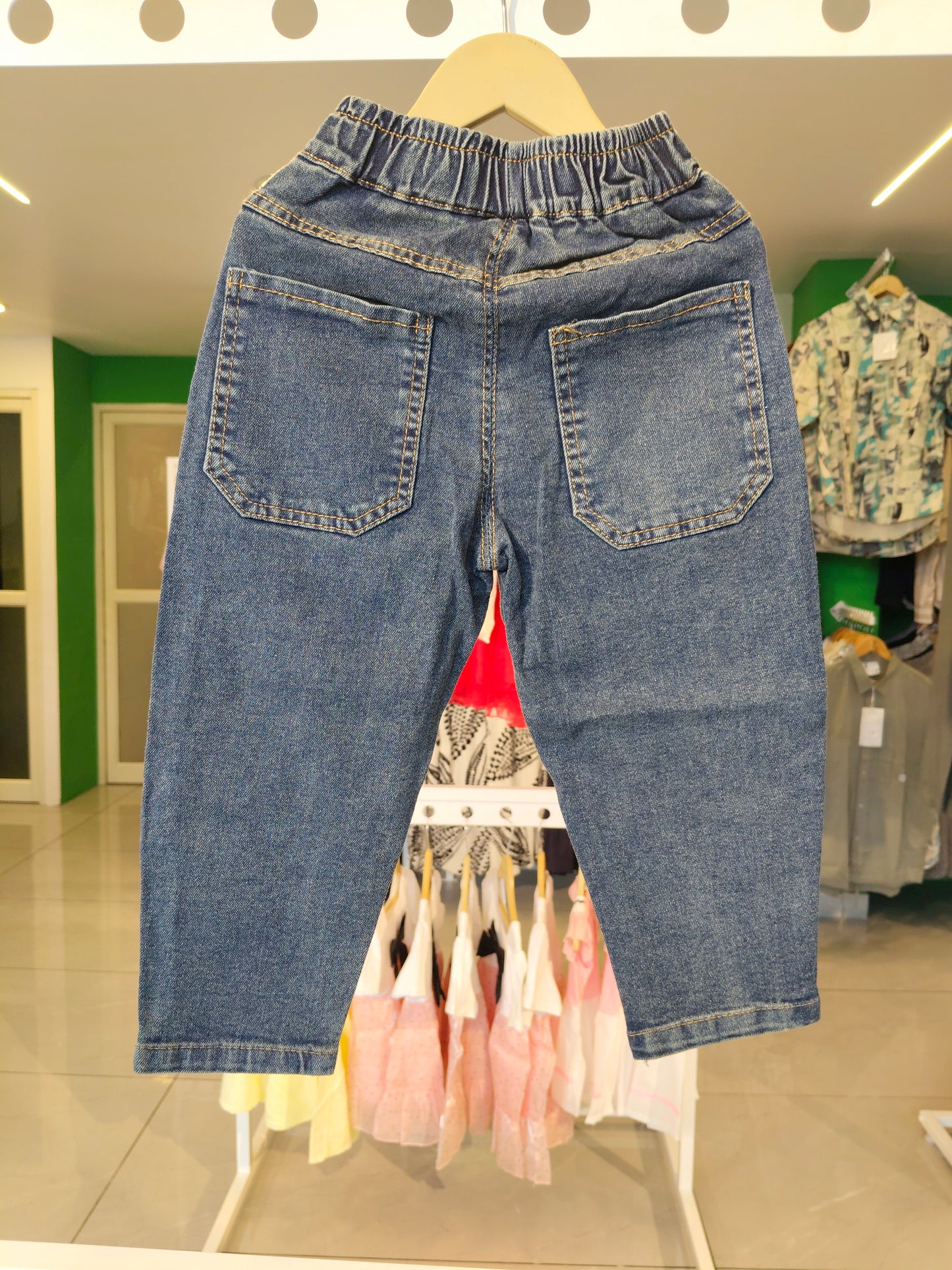 Baggy Denim Jeans for Girls (LARGE)