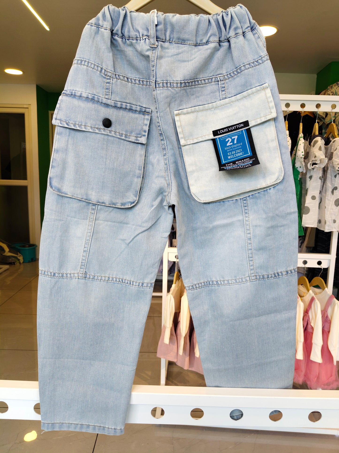 Baggy Denim Jeans for Kids (SIZE 120)