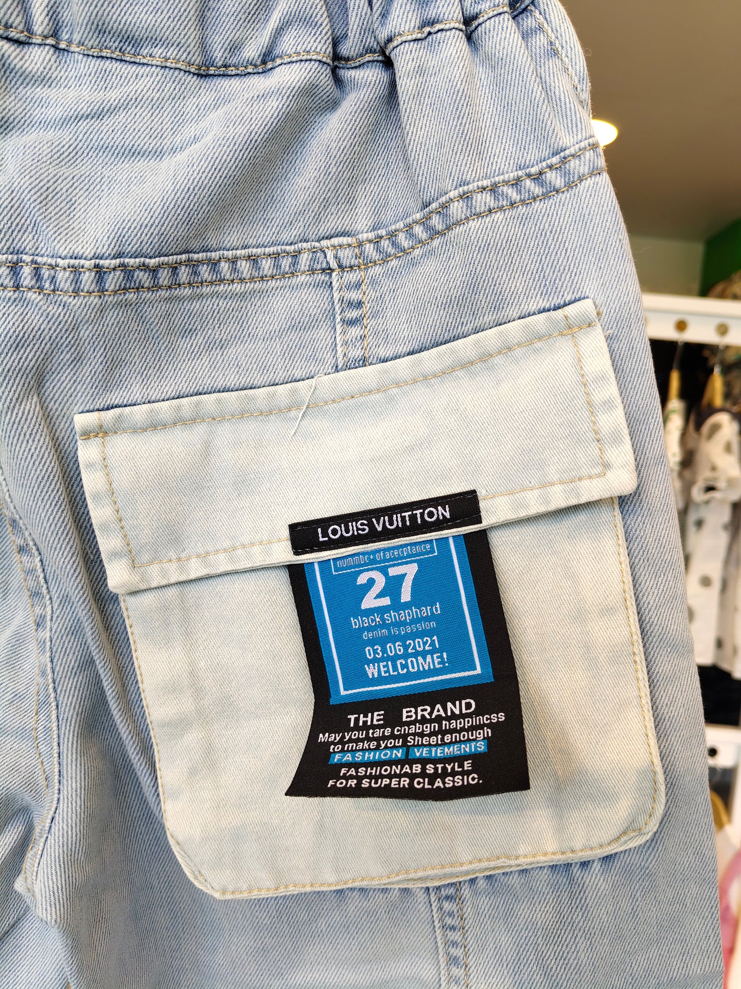 Baggy Denim Jeans for Kids (SIZE 120)