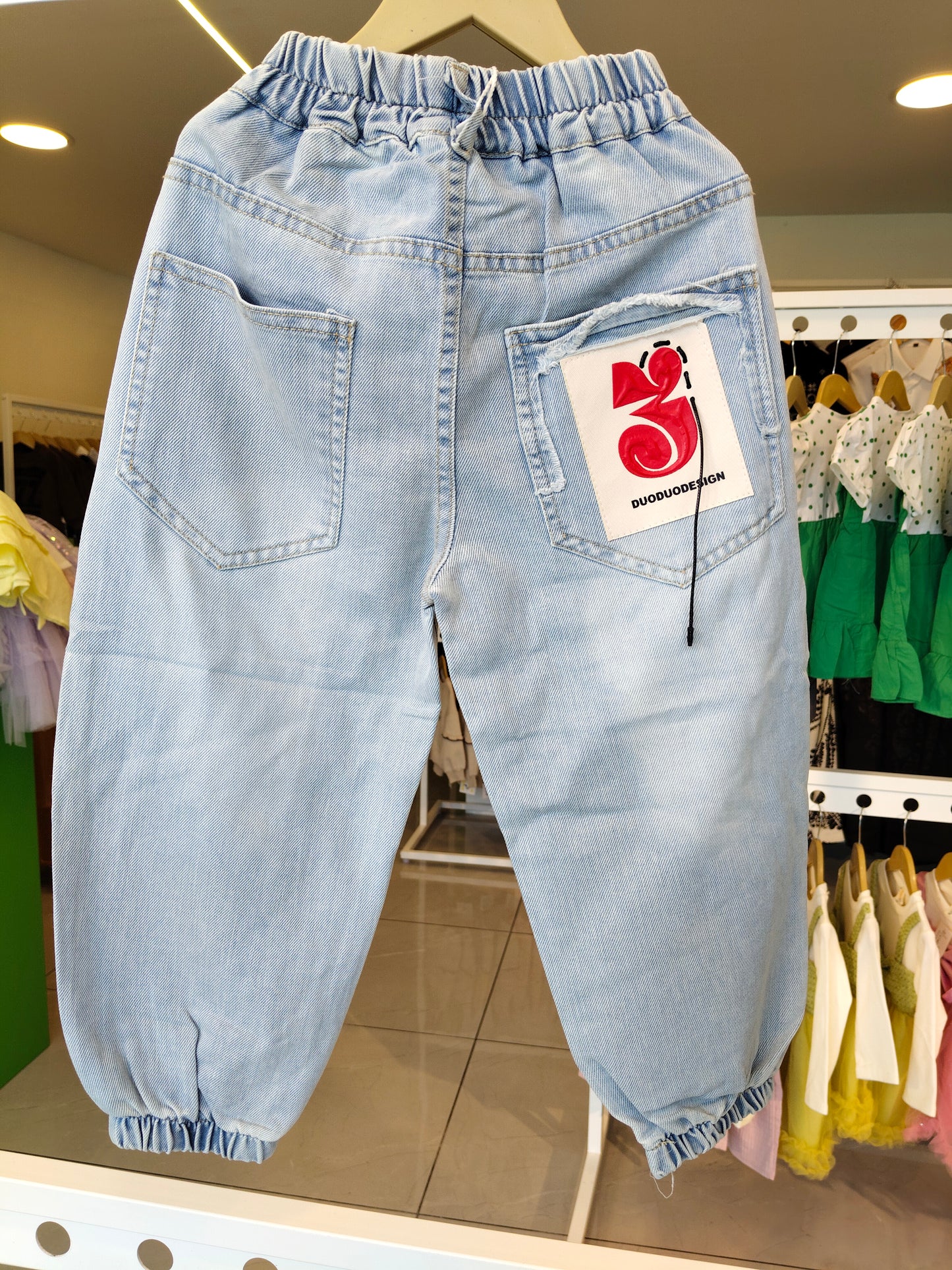 Jogger Denim Jeans for Kids (SIZE 110)