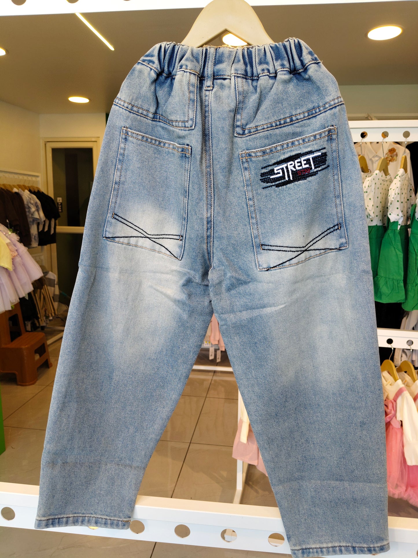 Baggy Denim Jeans for Kids (SIZE 21)