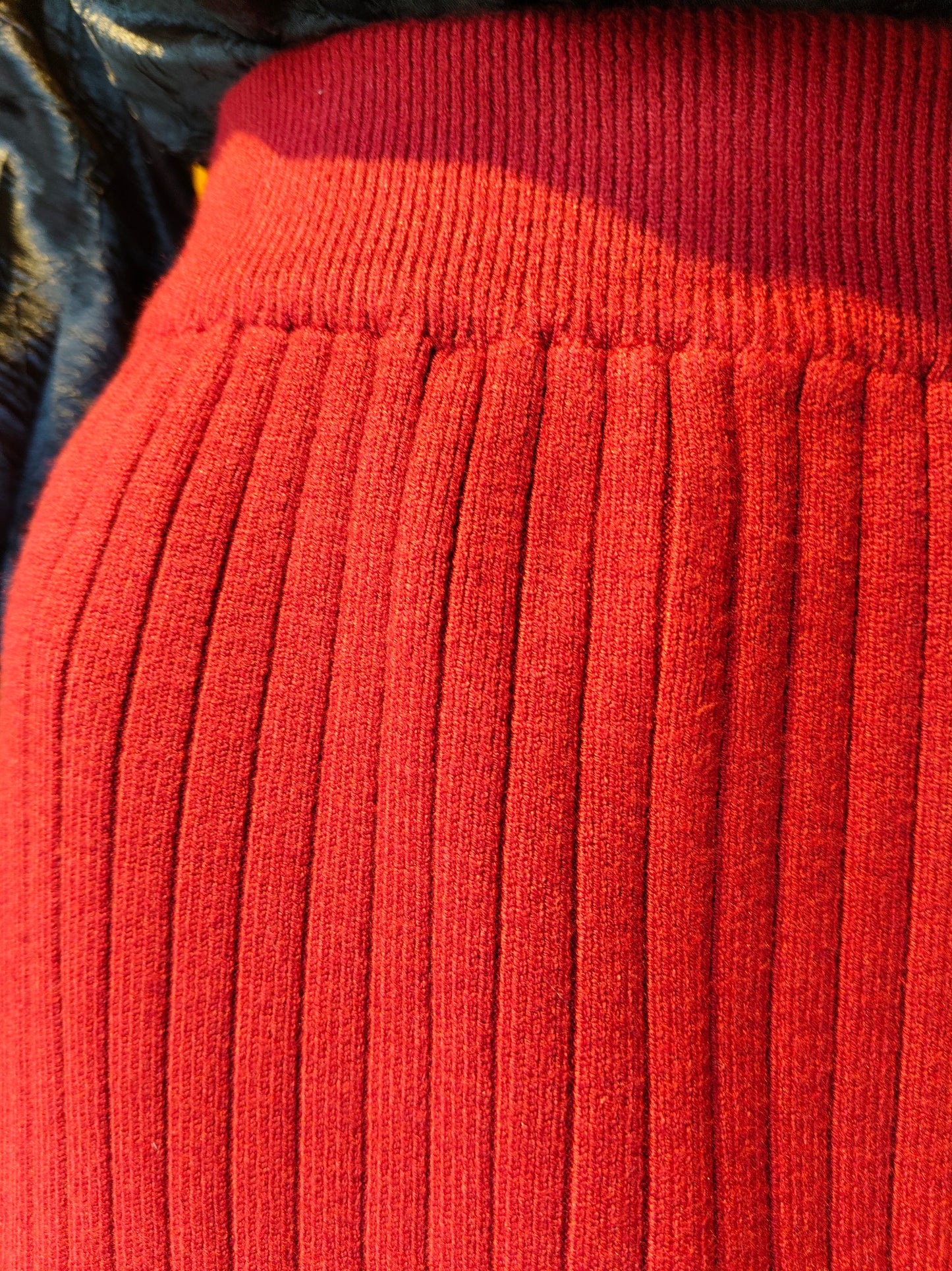 Women's Ribbed Knit Bodycon Maxi Skirt