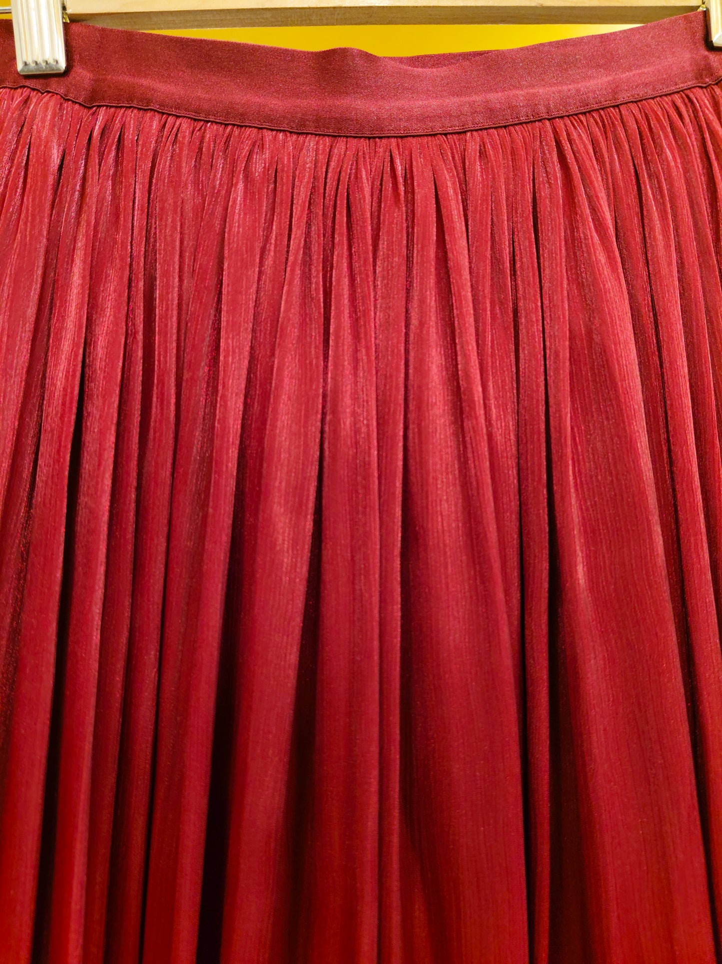Women's Pleated Flared Maxi Skirt