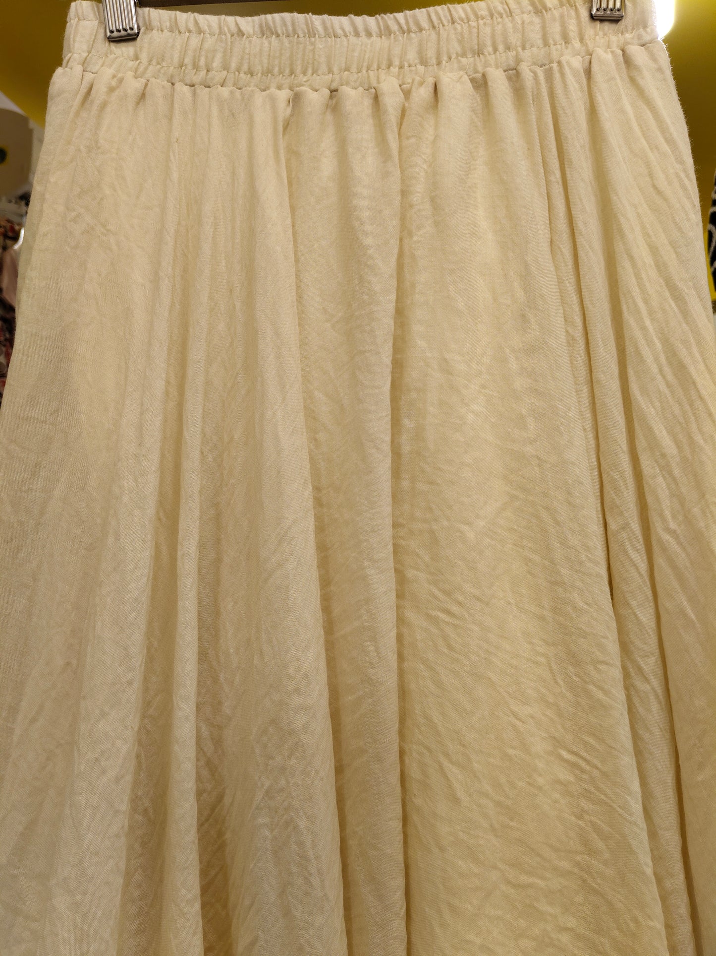 Women's Flared Plain Maxi Skirt