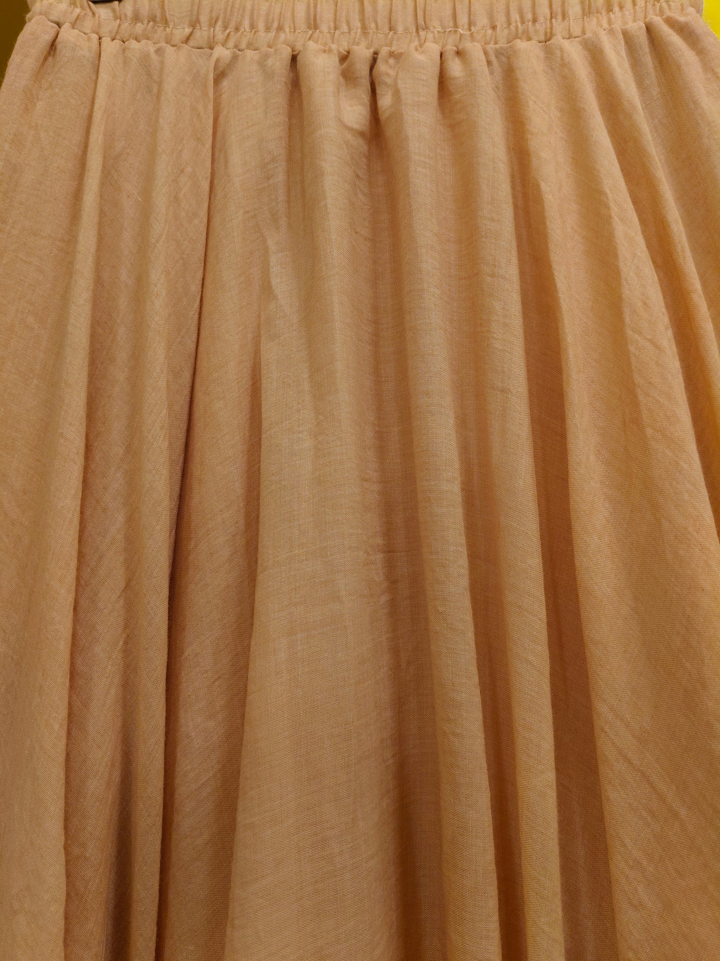 Women's Flared Plain Maxi Skirt