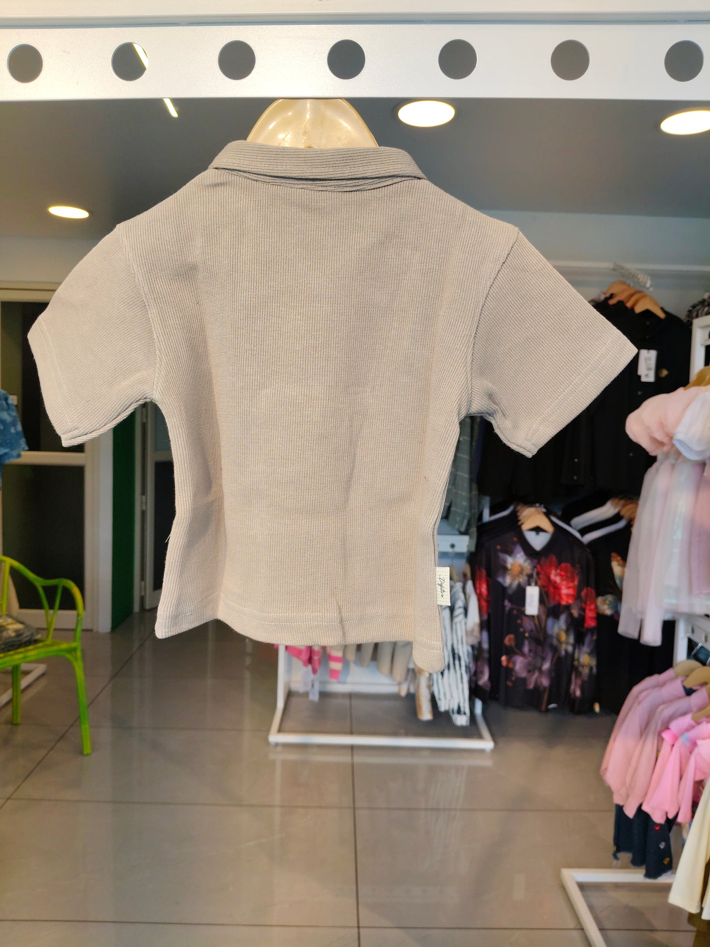 Kids' Zip-Up Polo T-Shirt (1 year)