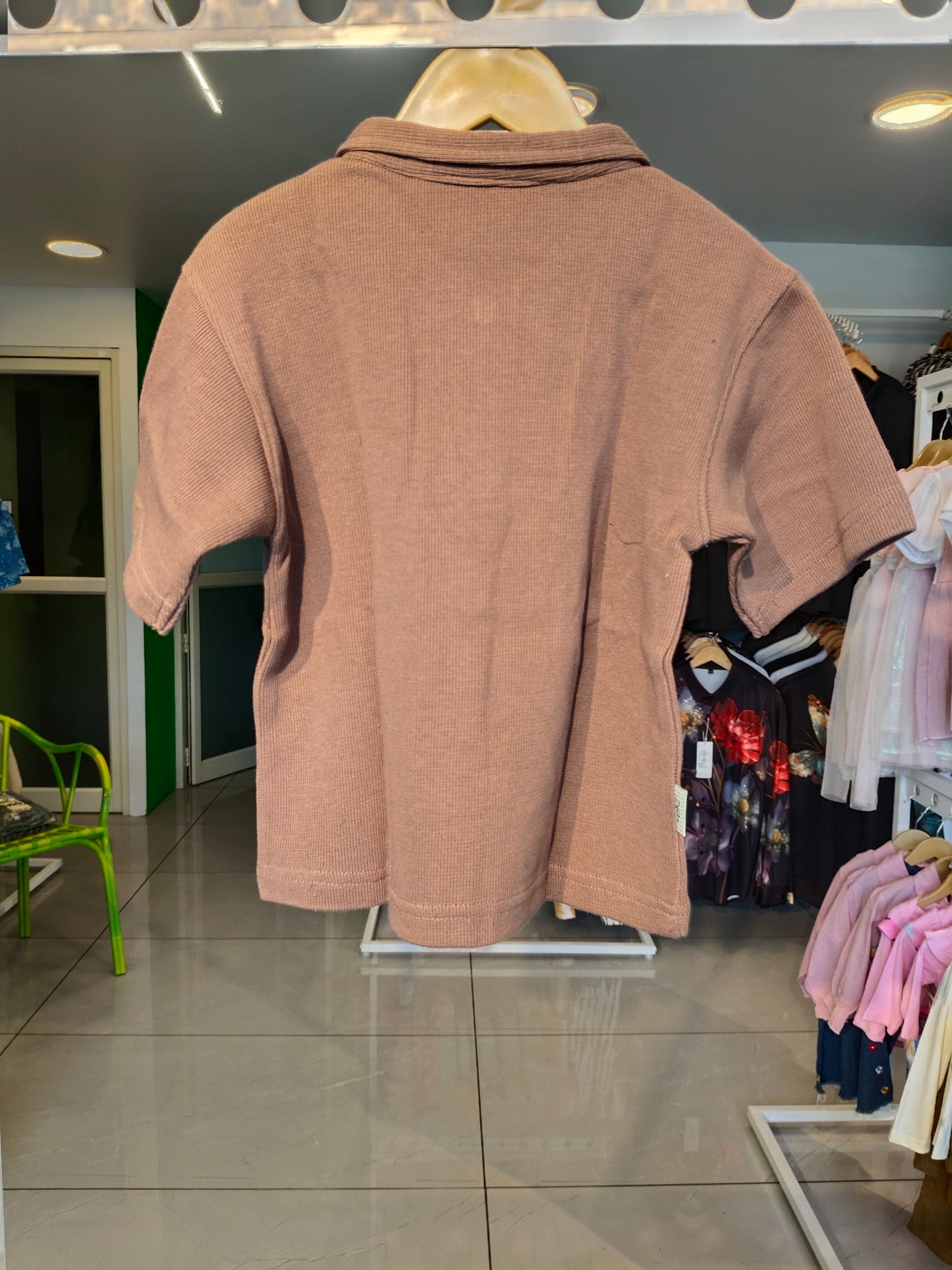 Kids' Zip-Up Polo T-Shirt (1 year)