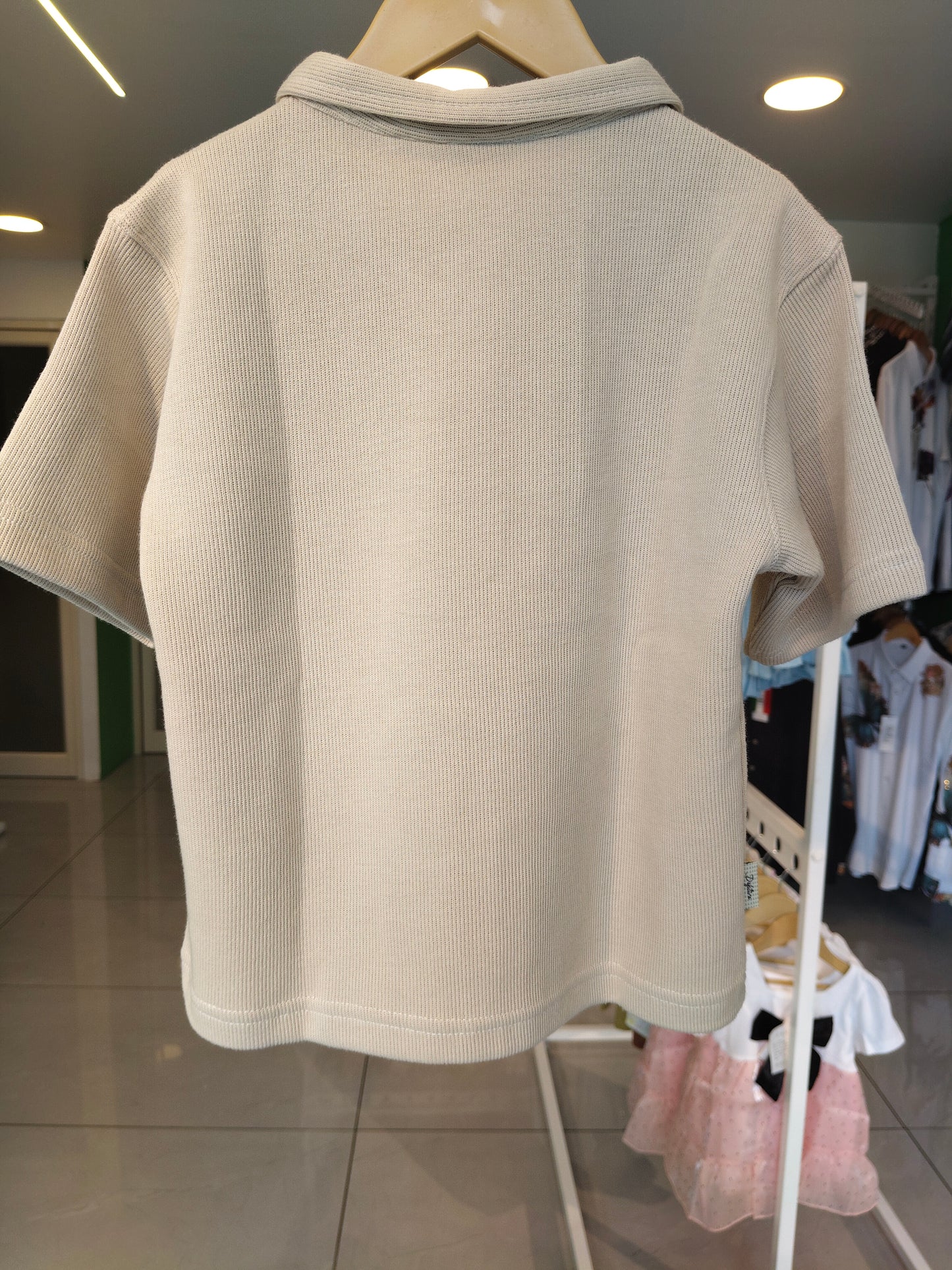 Kids' Zip-Up Polo T-Shirt (3 year)