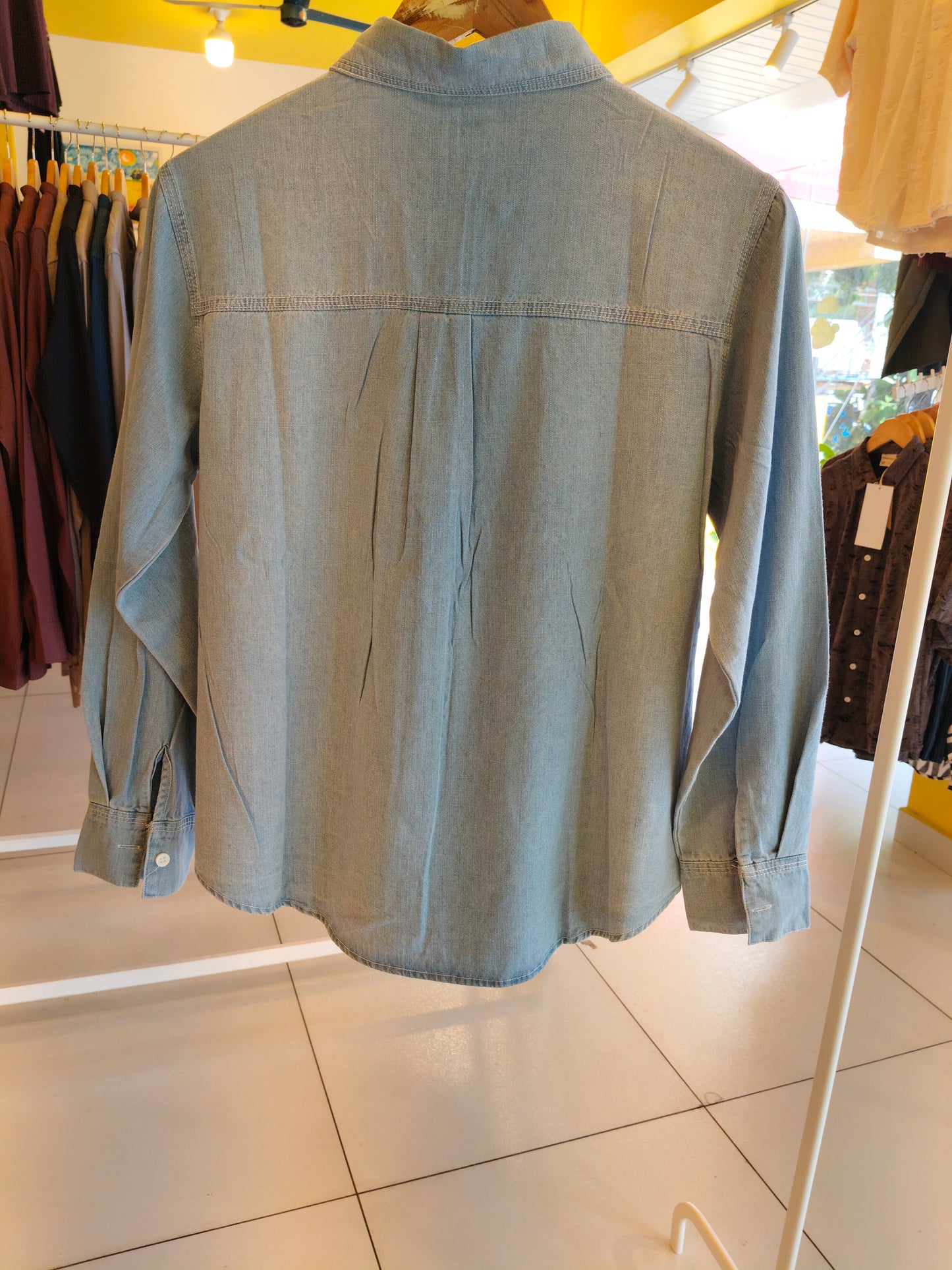 Studded Denim Shirt for women (FREE SIZE)