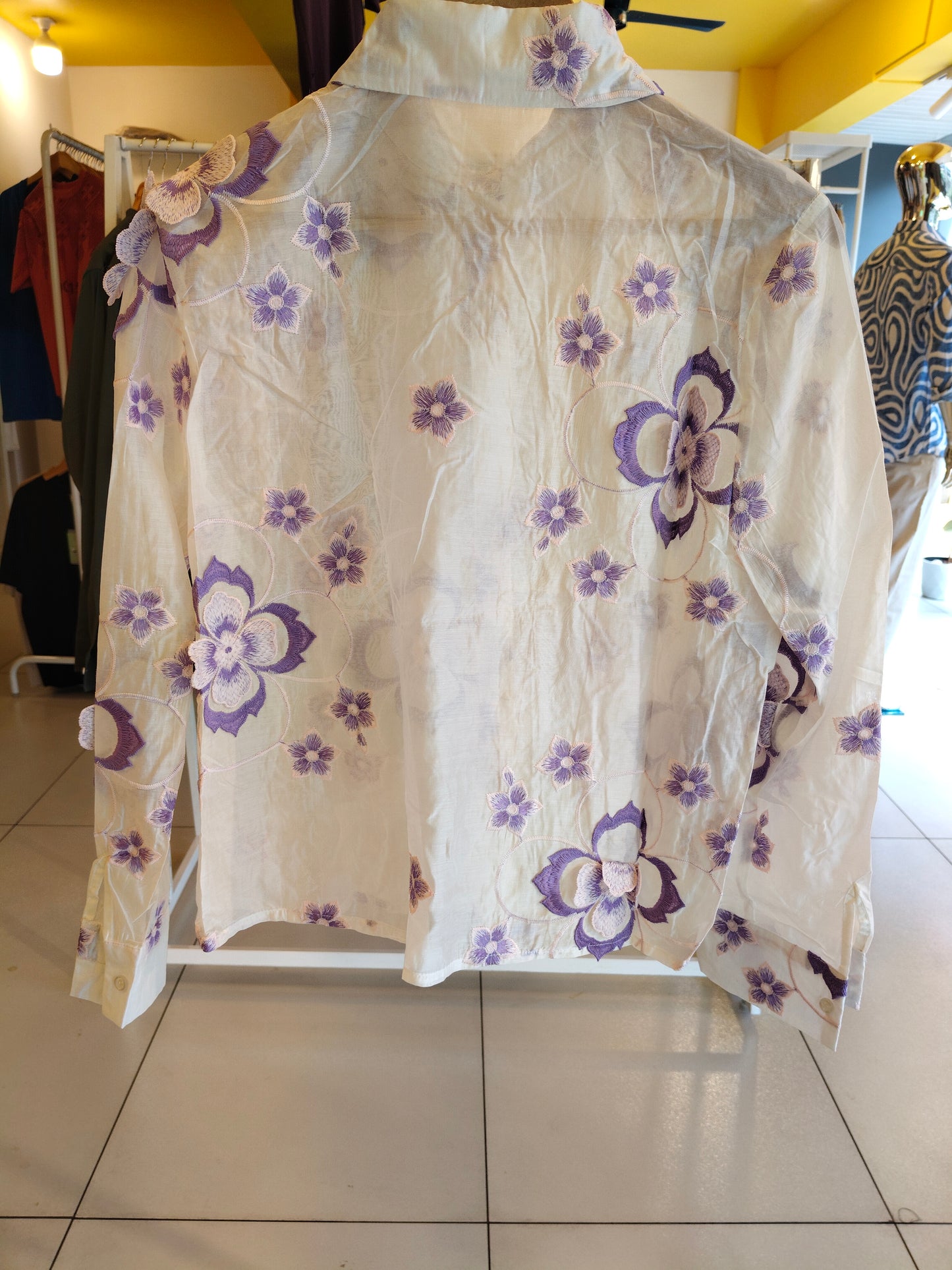 Korean Floral Shirt for women (FREE SIZE)