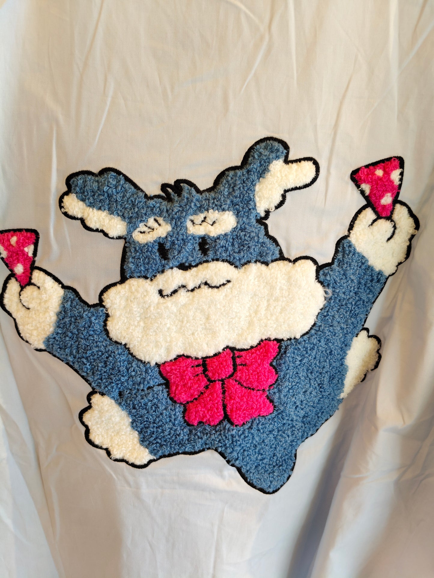 Ladies Shirt with Embroidered Rabbit (FREE SIZE)