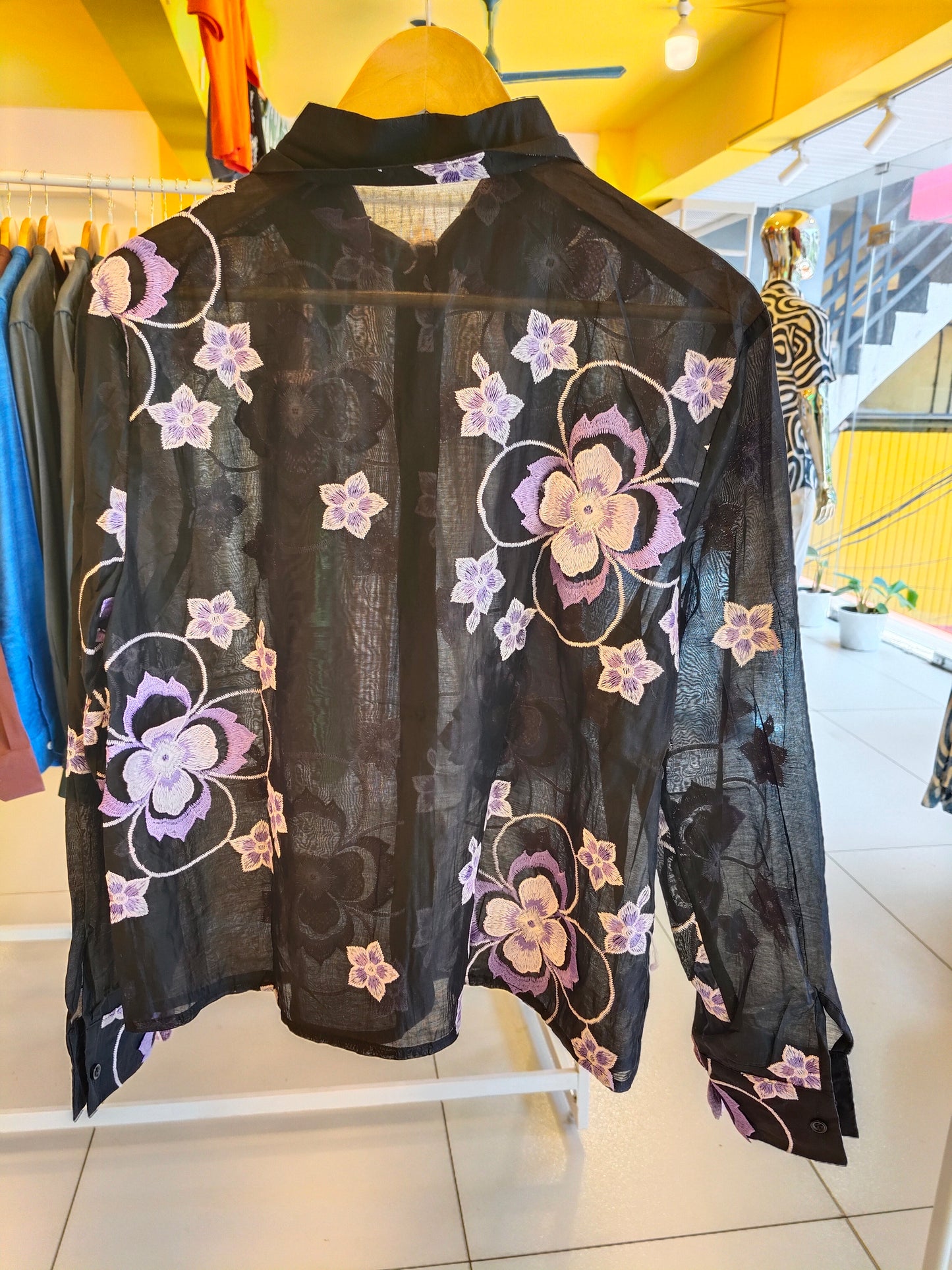 Korean Floral Shirt for Women (FREE SIZE )
