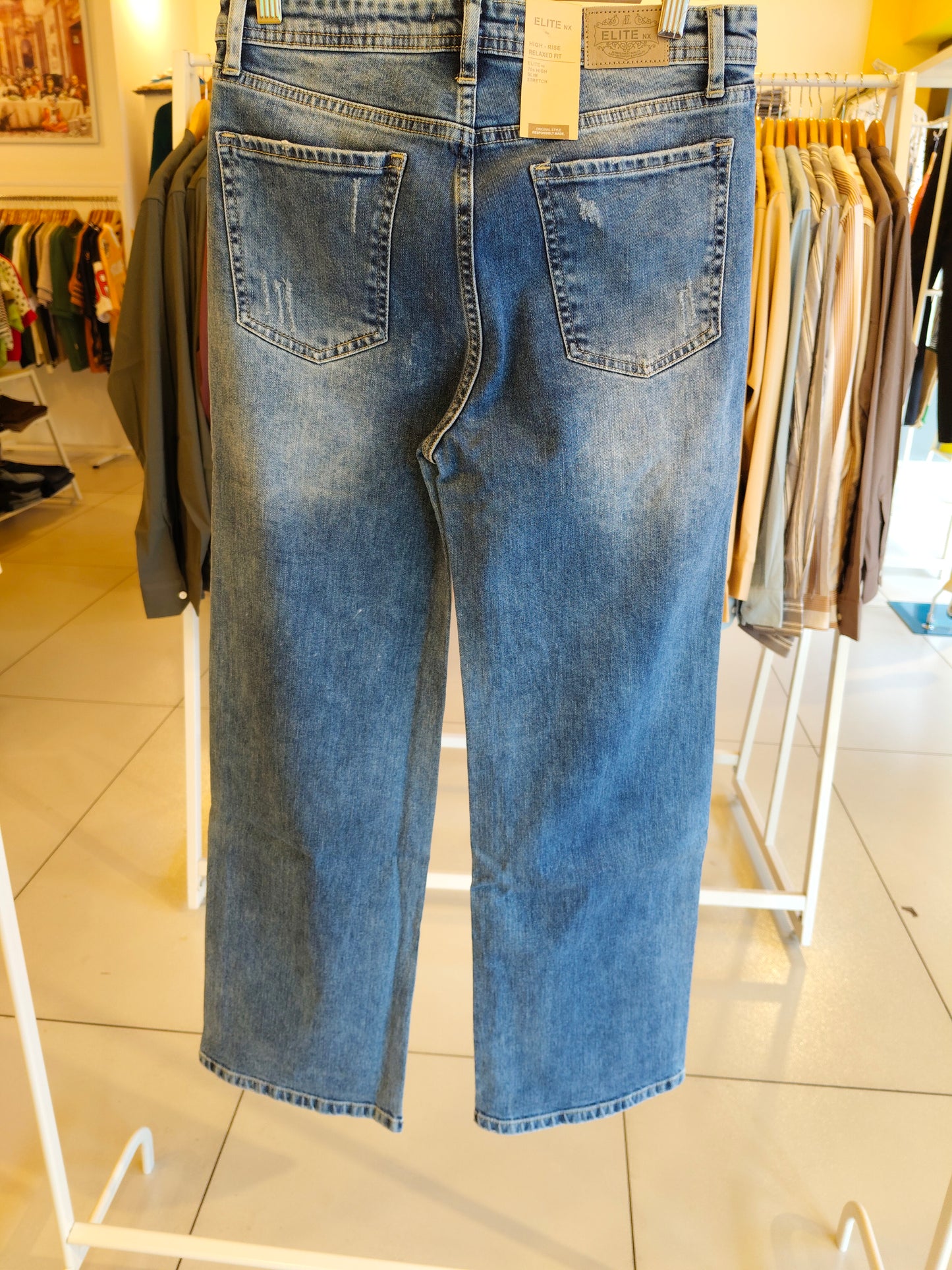 Straight Fit Jeans for Women (Size 32)