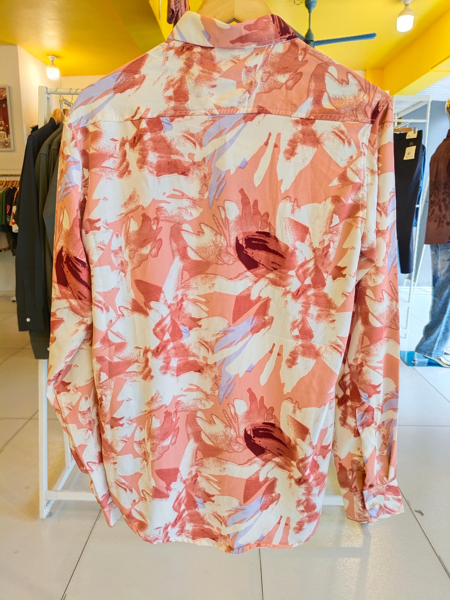 Men's Oversized Printed Shirt (MEDIUM)