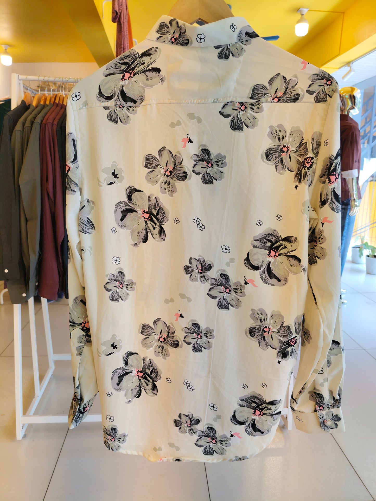 Men's Oversized Printed Shirt (MEDIUM)