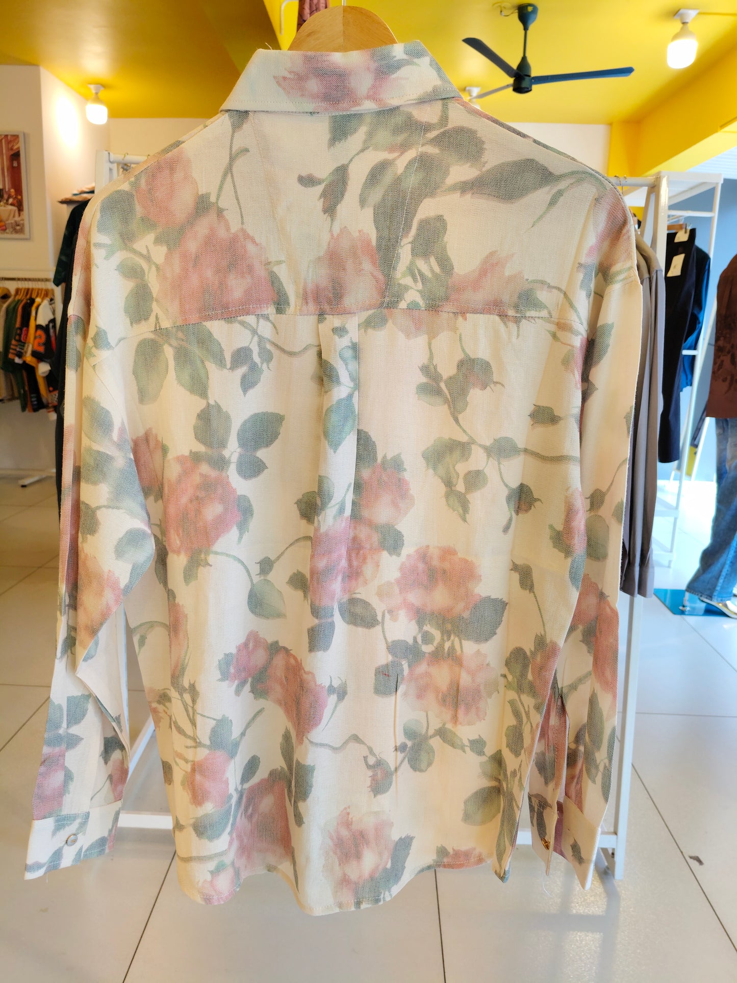 Men's Oversized Printed Shirt (MEDIUM)