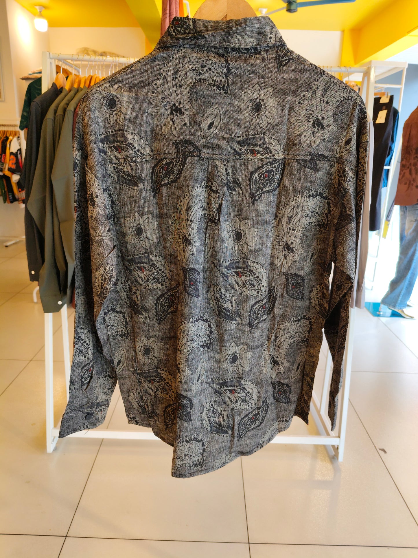 Men's Oversized Printed Shirt (MEDIUM)