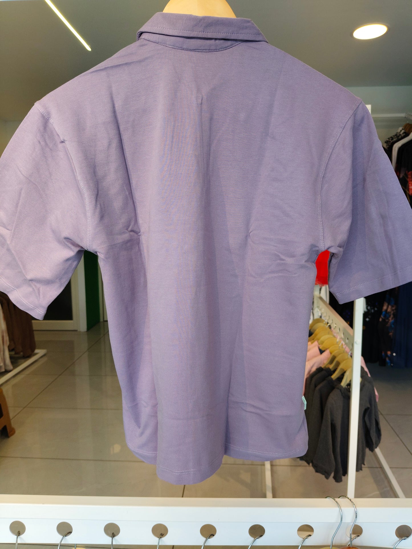 Kids' Zip-Up Polo T-Shirt ( 14 year)