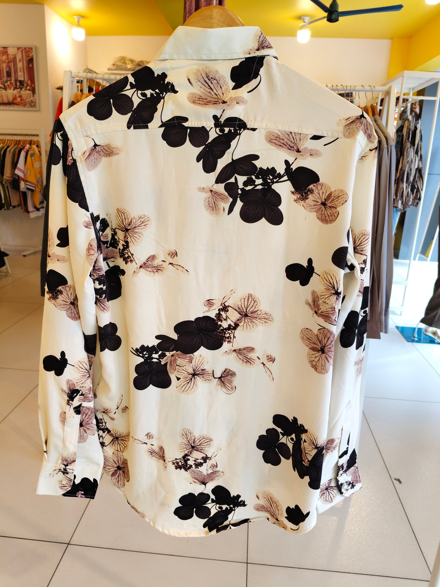 Men's Oversized Printed Shirt (LARGE)