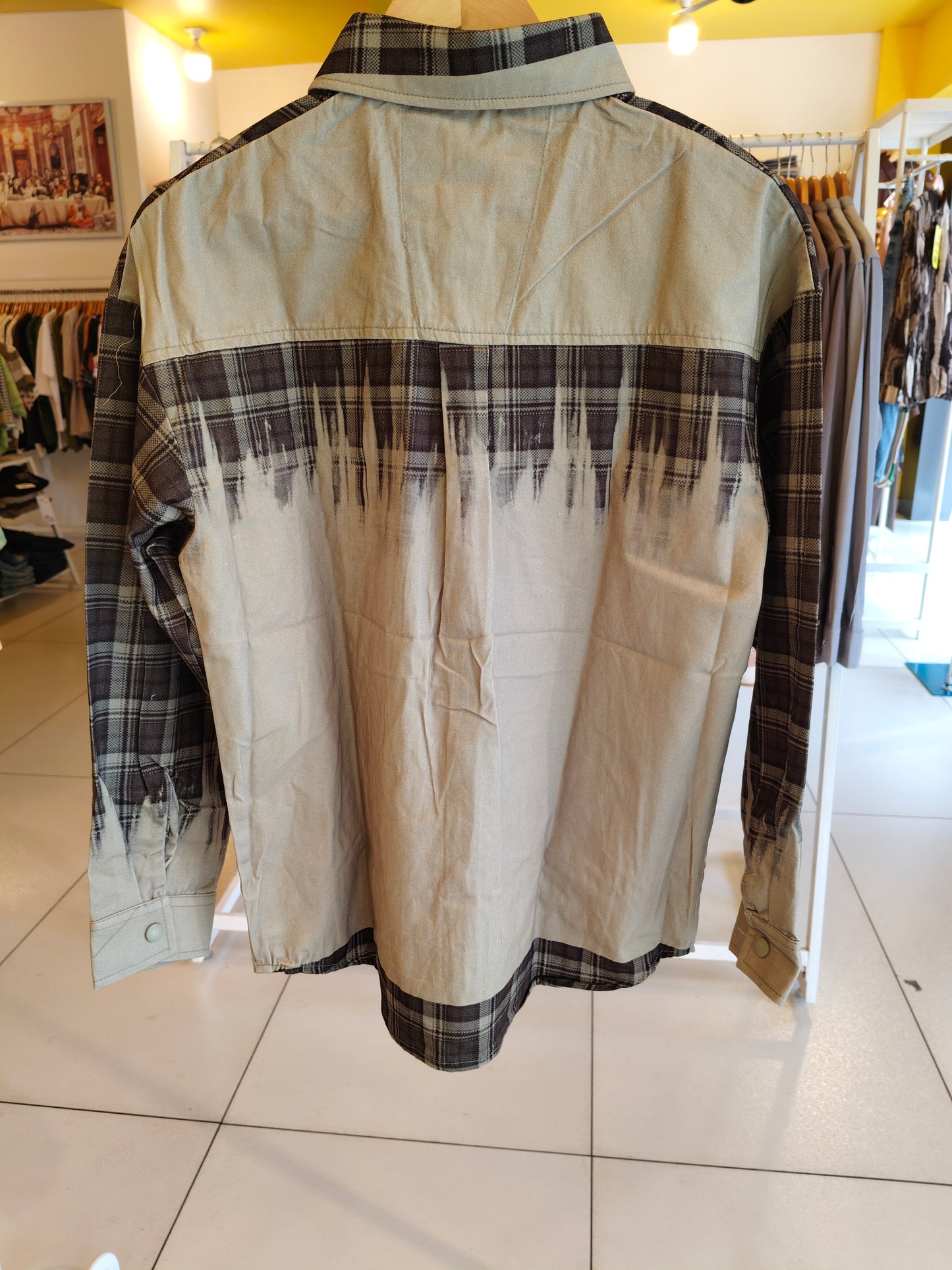 Men's Oversized Printed Shirt (LARGE)