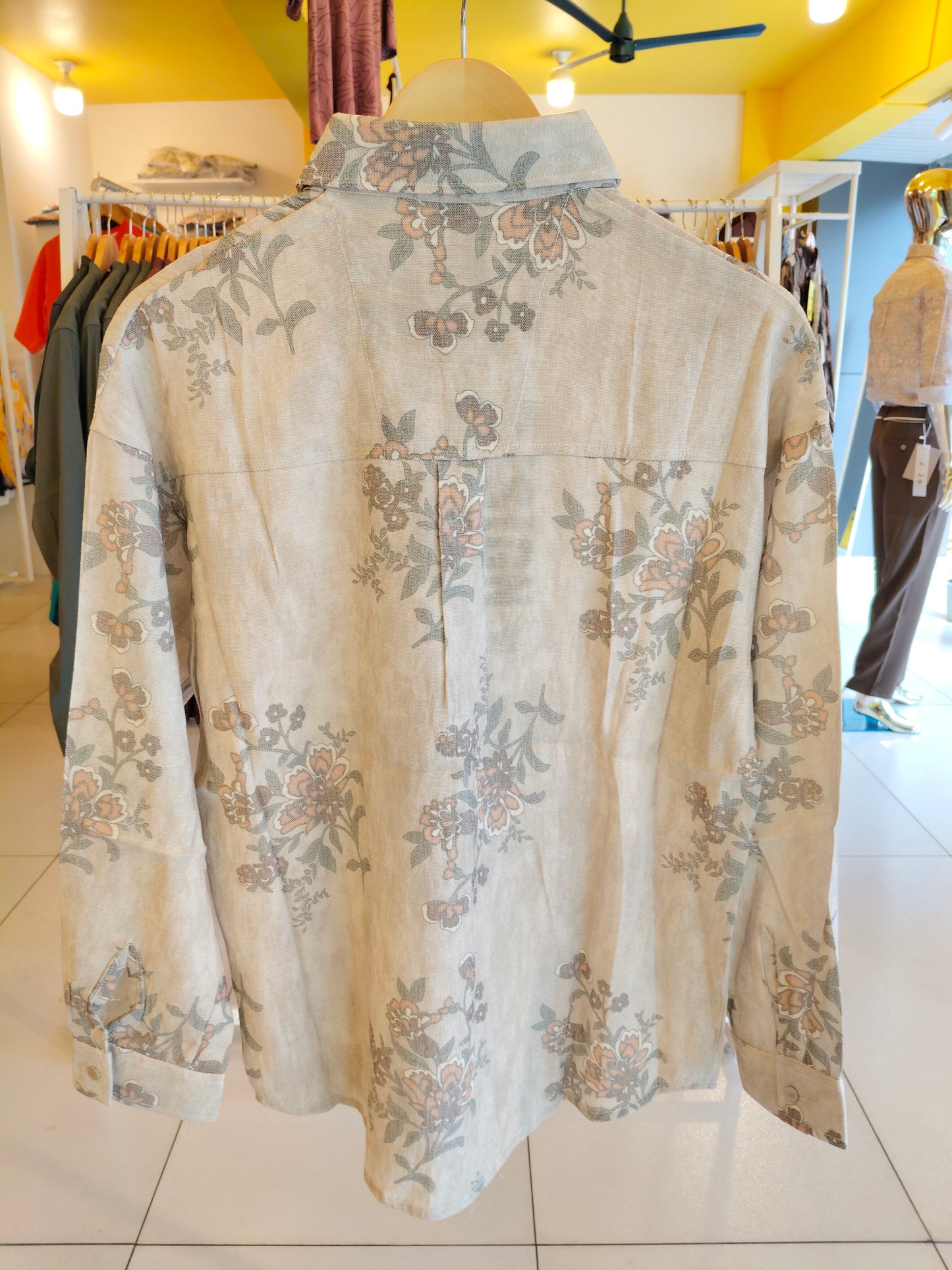 Men's Oversized Printed Shirt (MEDIUM)