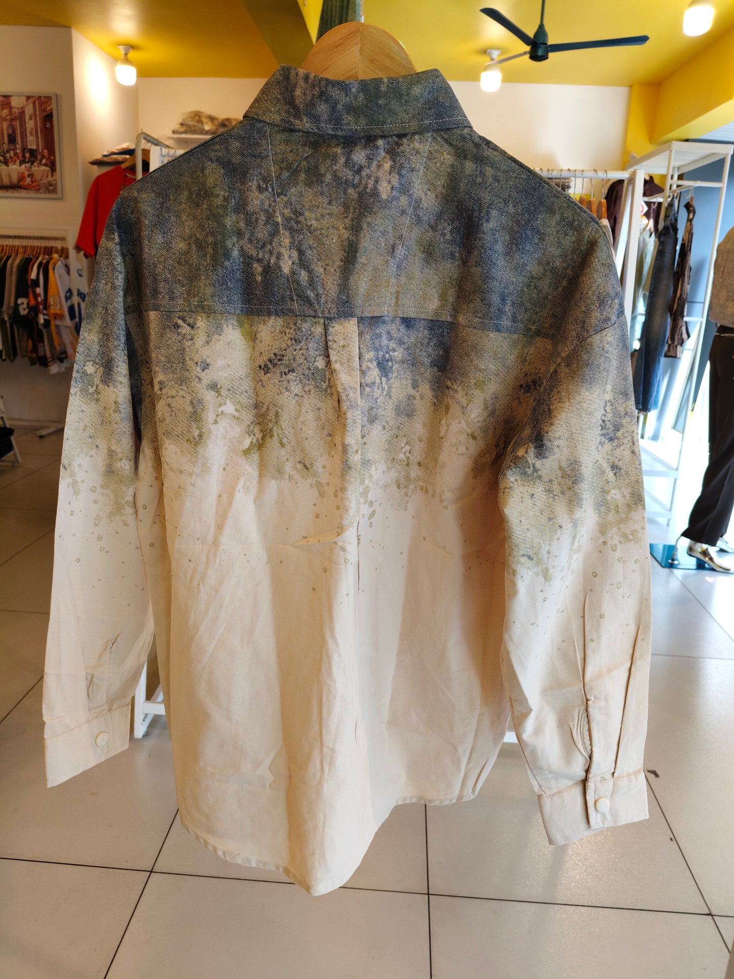 Men's Oversized Printed Shirt (LARGE)