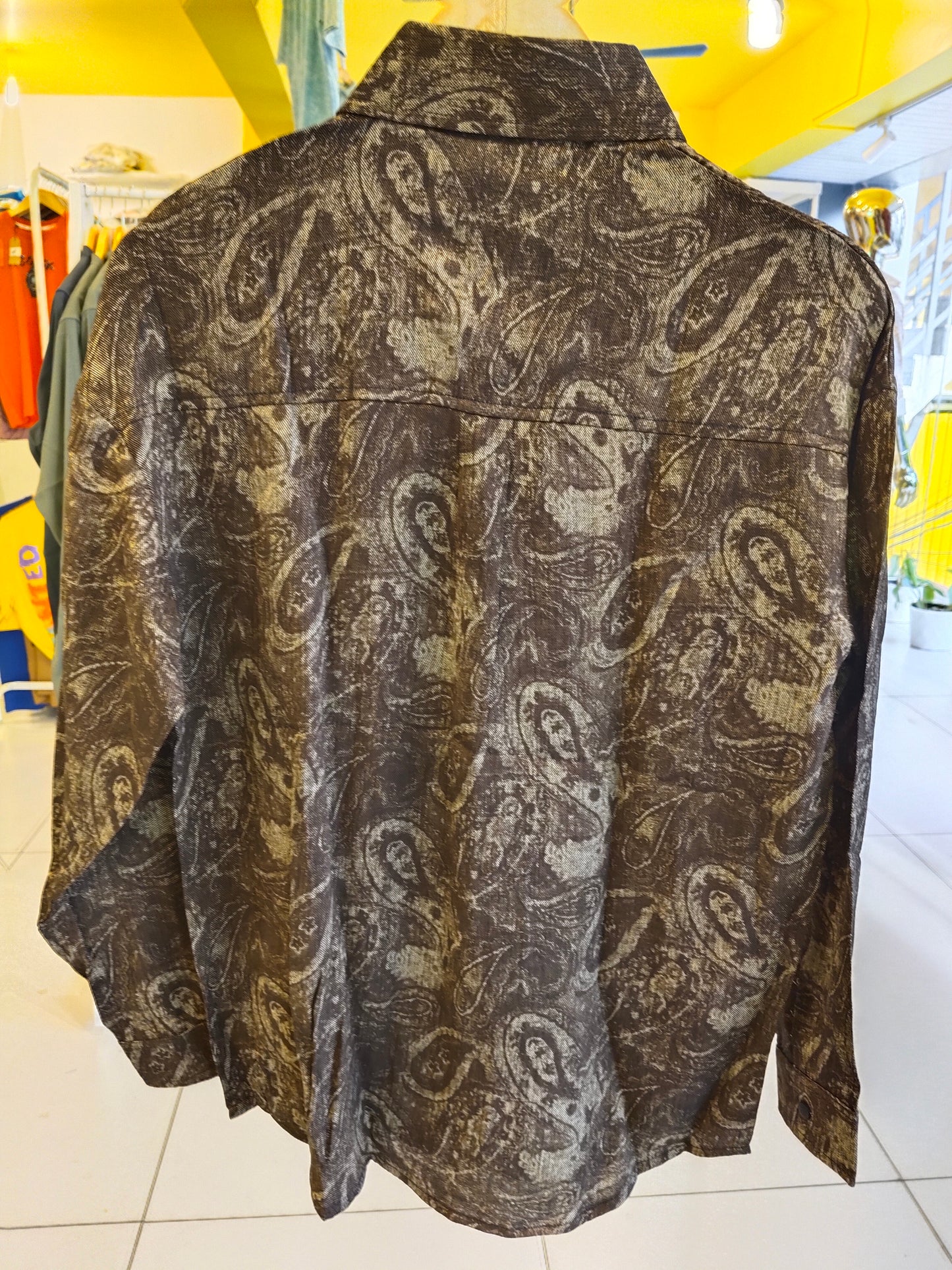 Men's Oversized Printed Shirt (LARGE)
