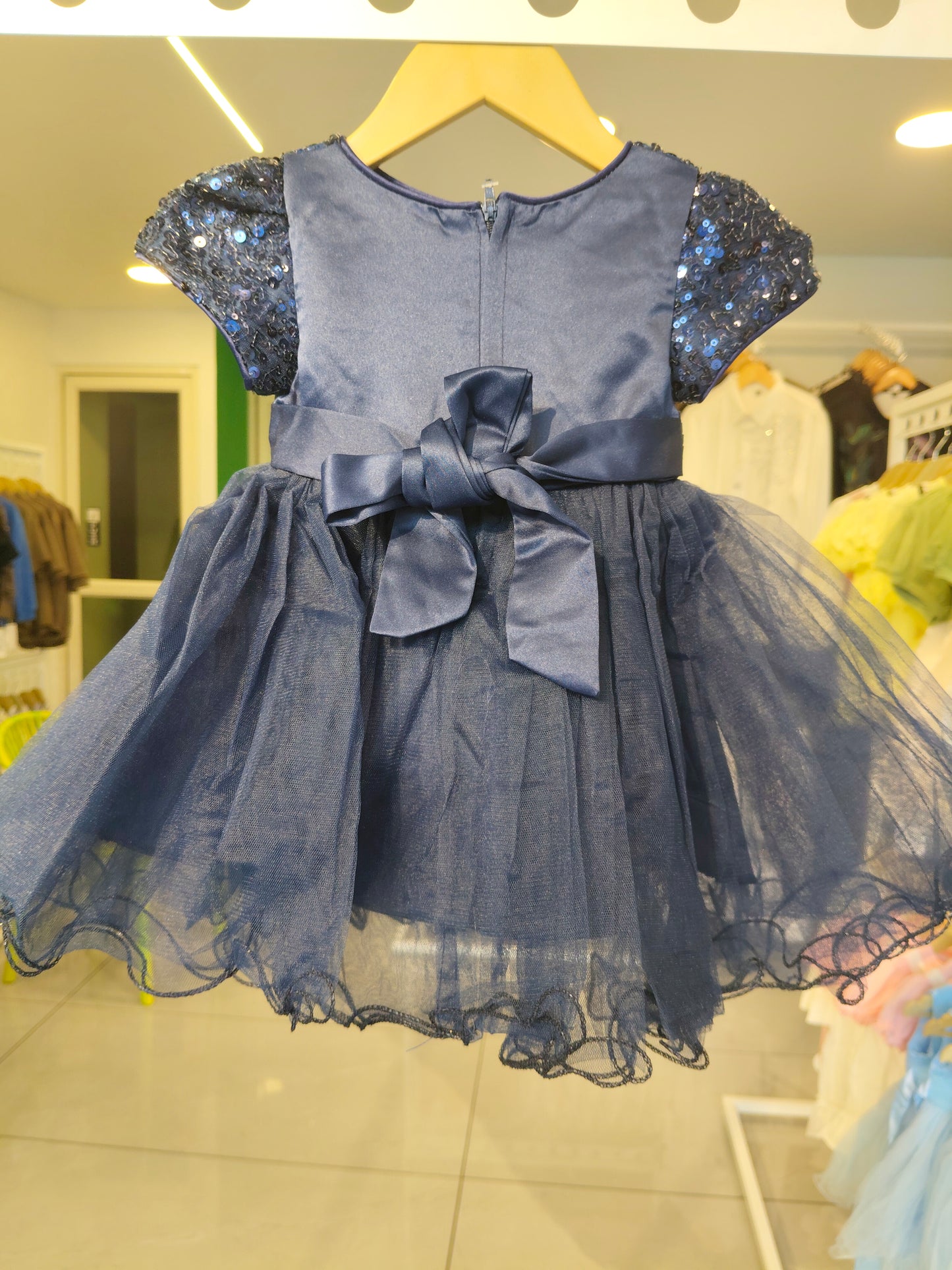 Toddler Girls' Sequin Tulle Party Dress ( SIZE 2)