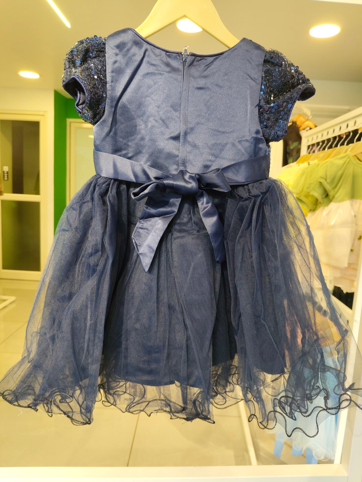 Toddler Girls' Sequin Tulle Party Dress ( SIZE 4)