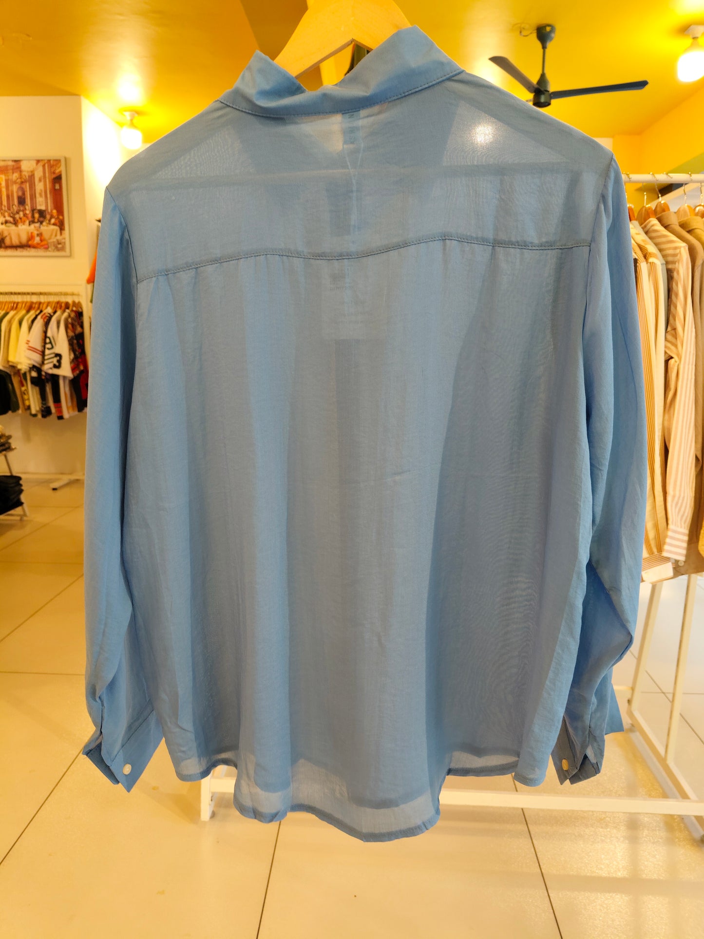Women Full Sleeve Plain Shirt (FREE SIZE)