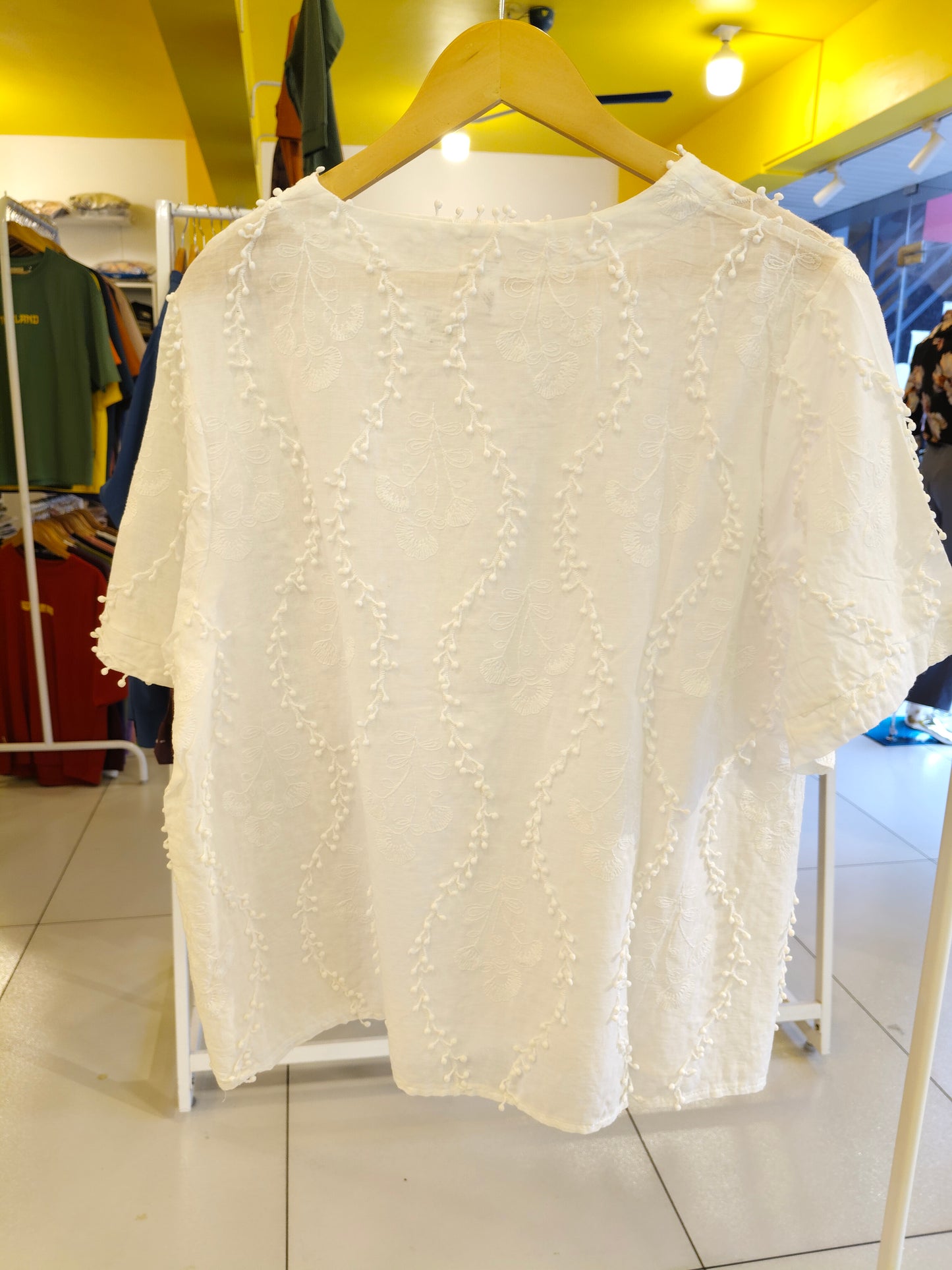 Embroidered Oversized Top for Women (FREE SIZE)