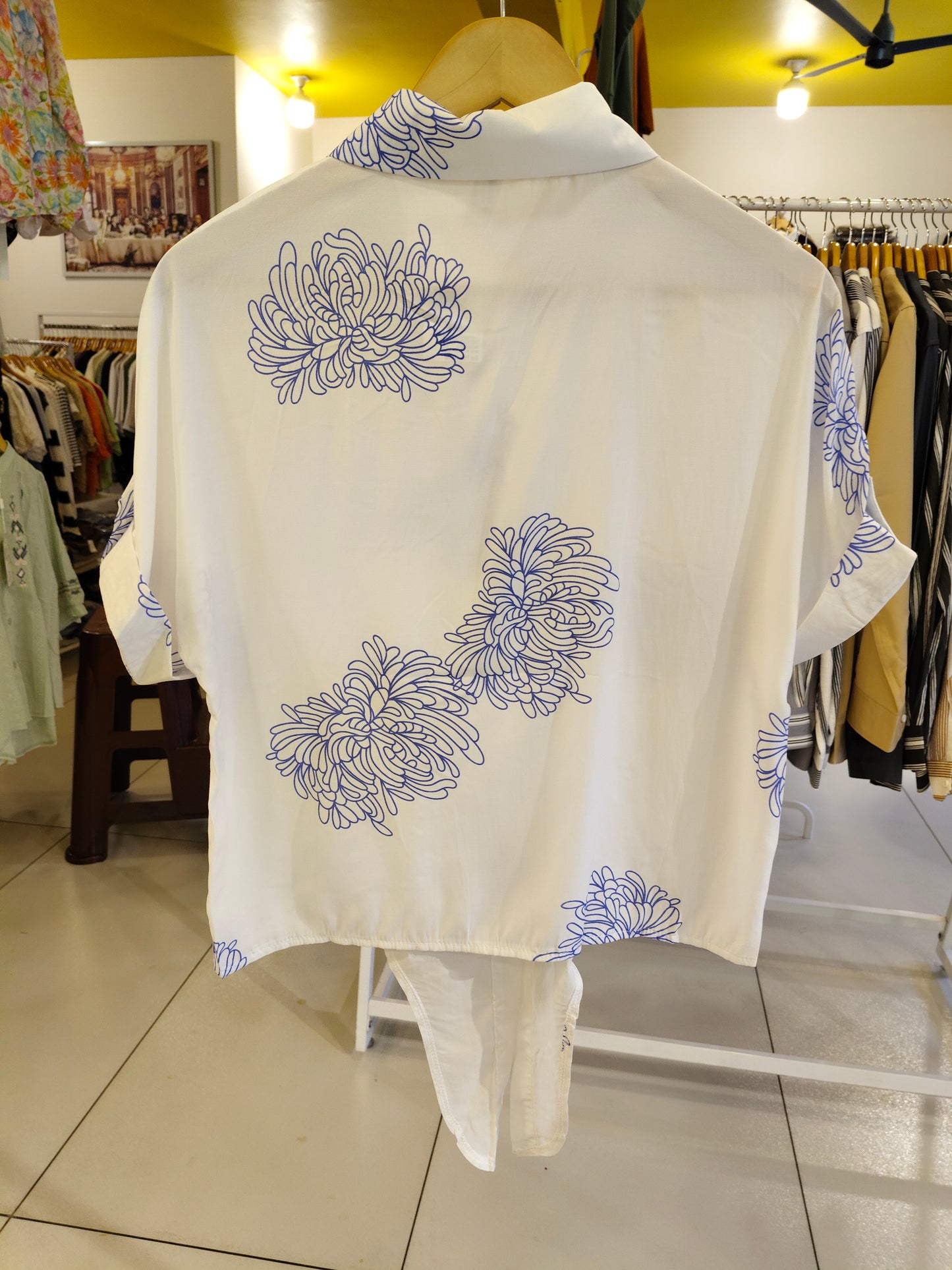 Ladies Tie-Front Shirt (FREE SIZE)