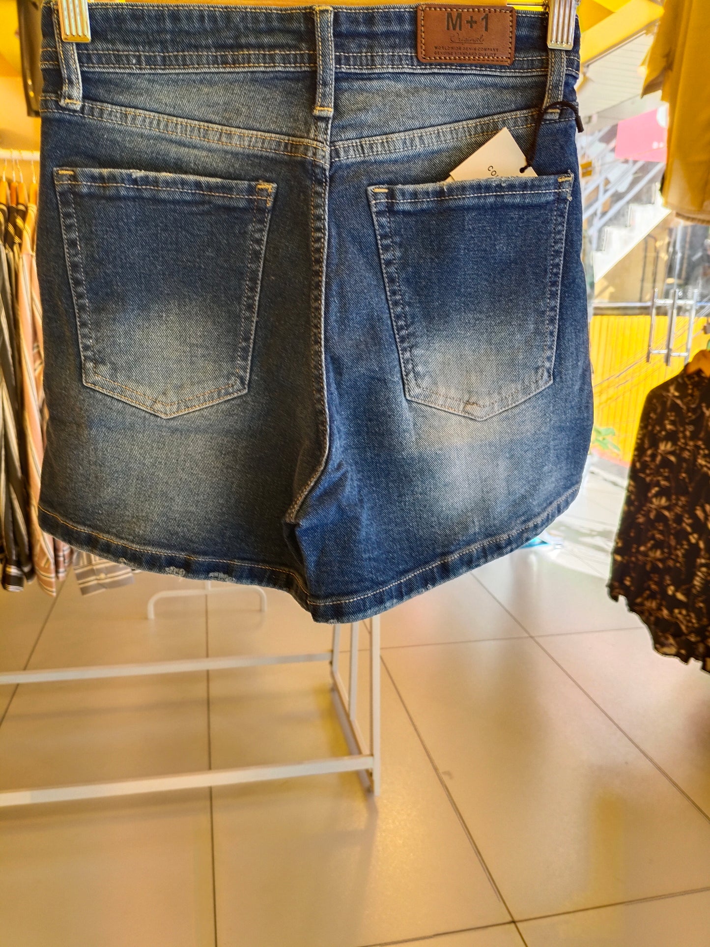 Ripped High-Waist Denim Shorts for Women (30)