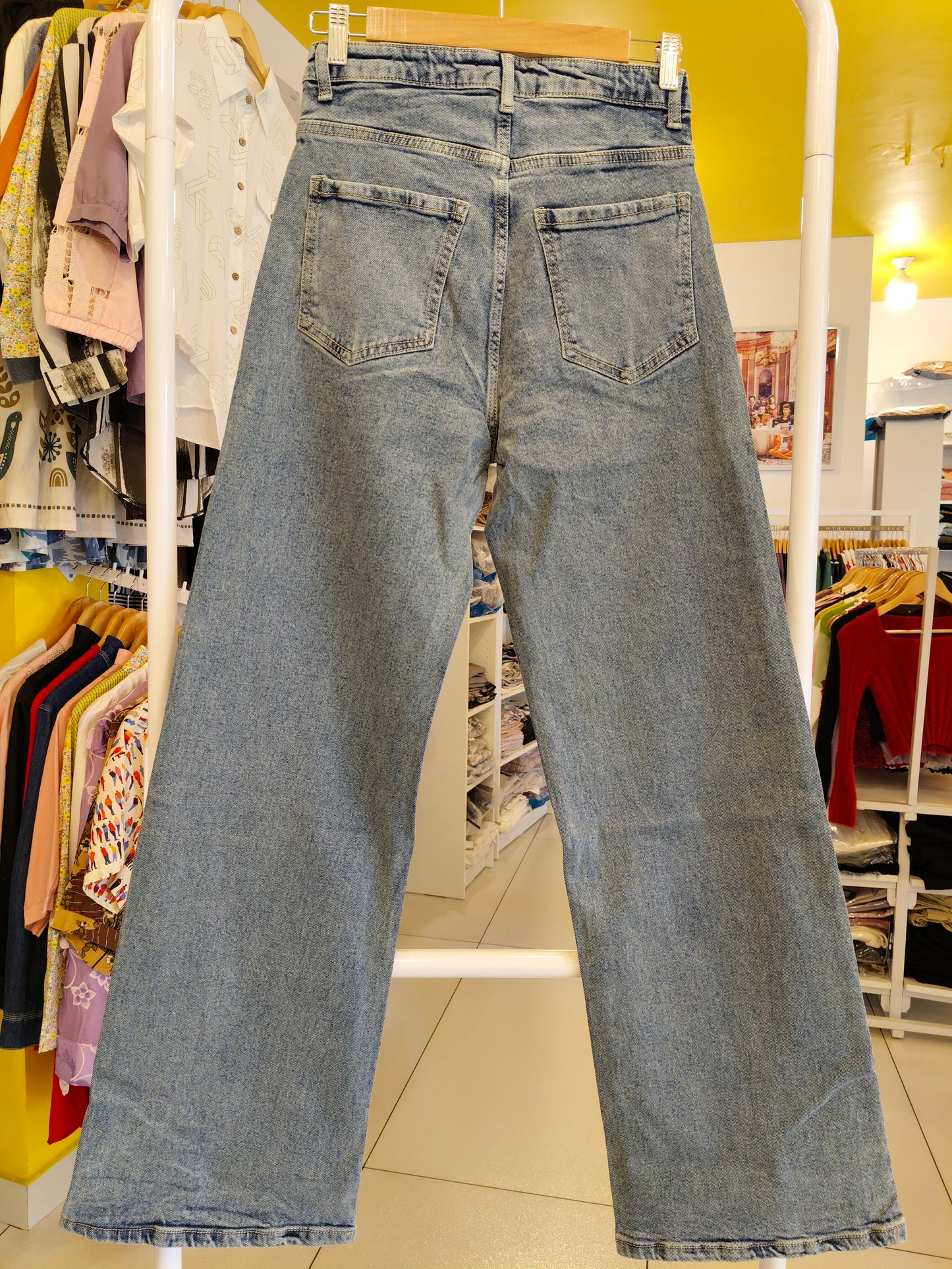 Wed-Leg Denim Jeans for Women (32)