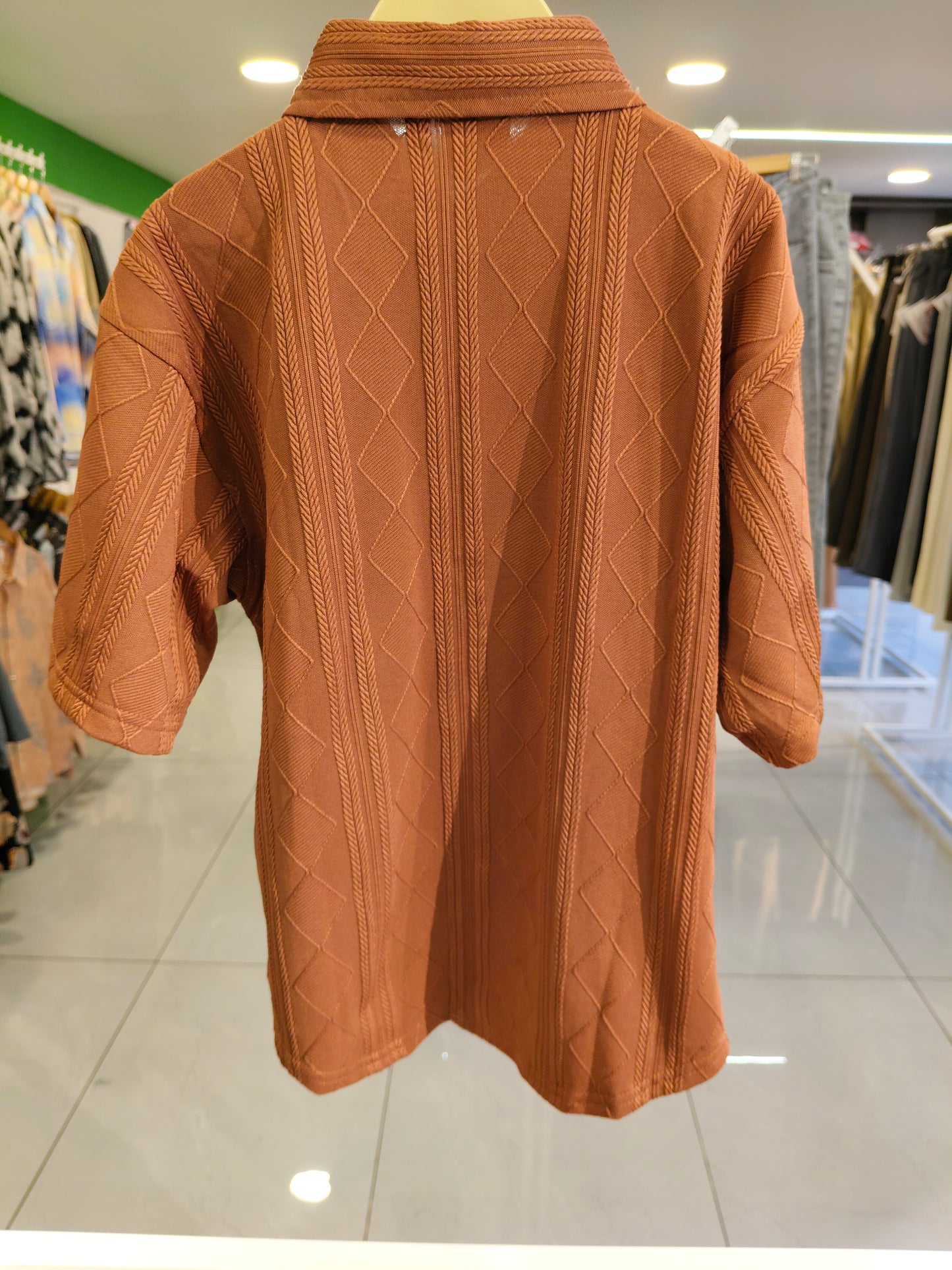 Kids' Knitted Polo Shirt ( 10 year )