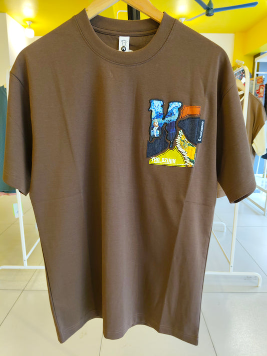 NEXT Printed Oversized Fit Round Neck T-shirt (Medium)