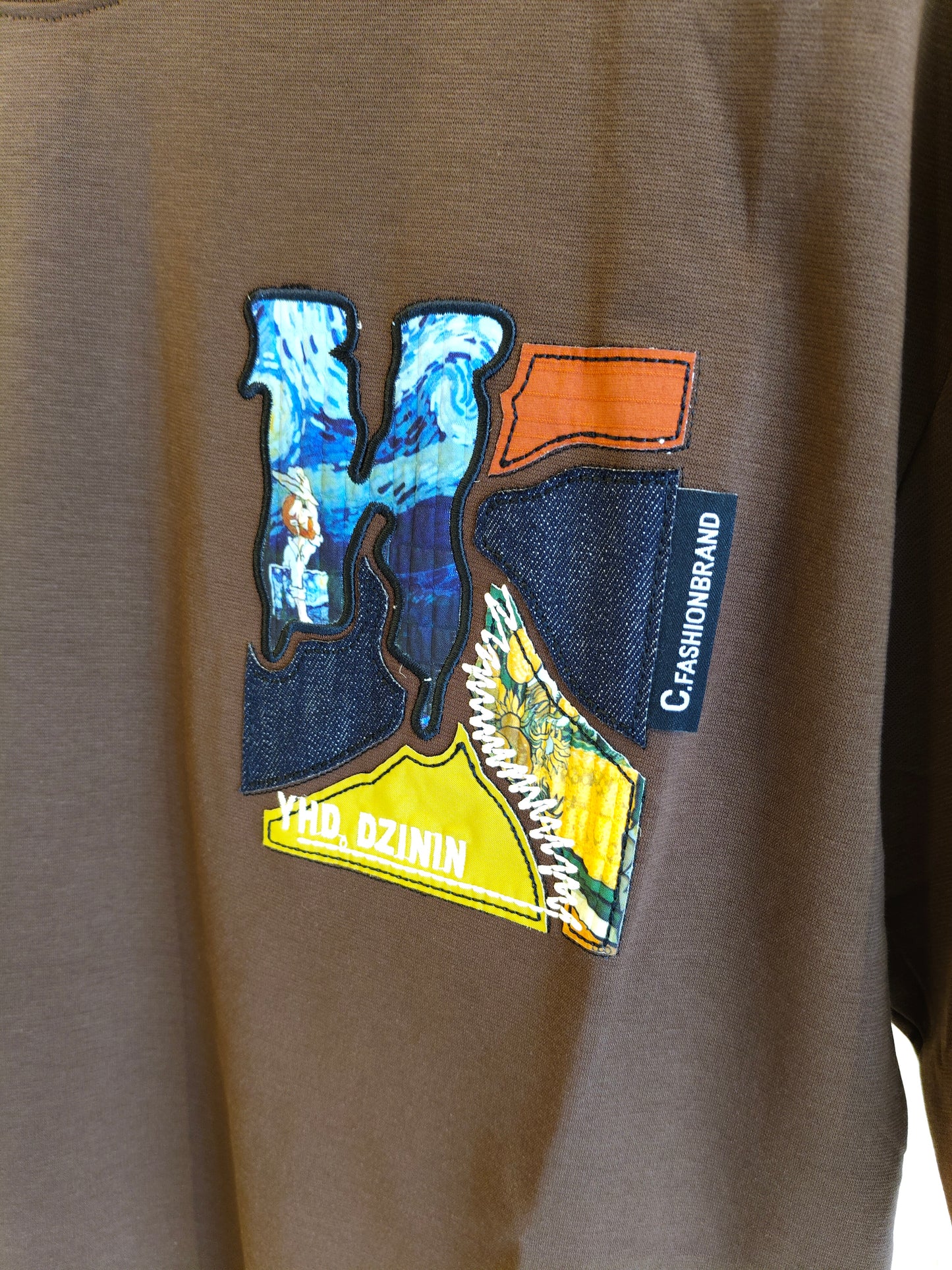 NEXT Printed Oversized Fit Round Neck T-shirt (Medium)
