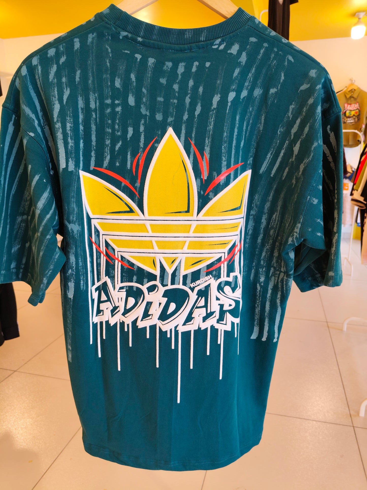 NEXT Printed Oversized Fit Round Neck T-shirt (Medium)